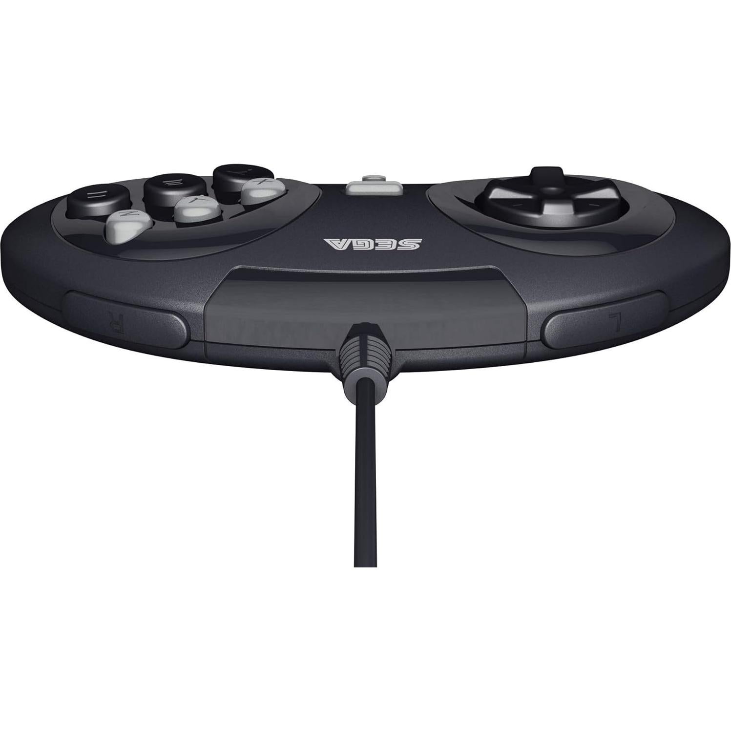 Controlador USB Retro-Bit SEGA Genesis 8 Botones Negro