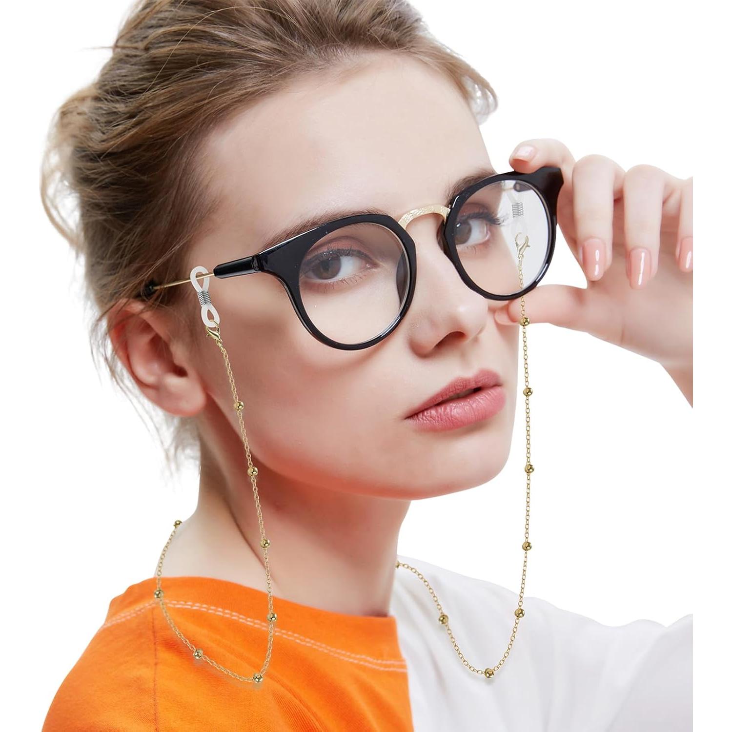 Cadena de Gafas ZOORON 64-77 cm Perlas Premium Ajustable