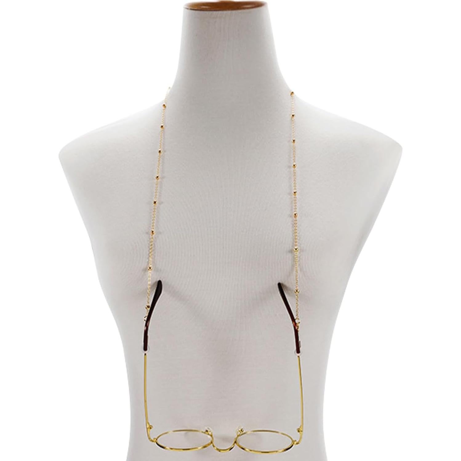 Cadena de Gafas ZOORON 64-77 cm Perlas Premium Ajustable