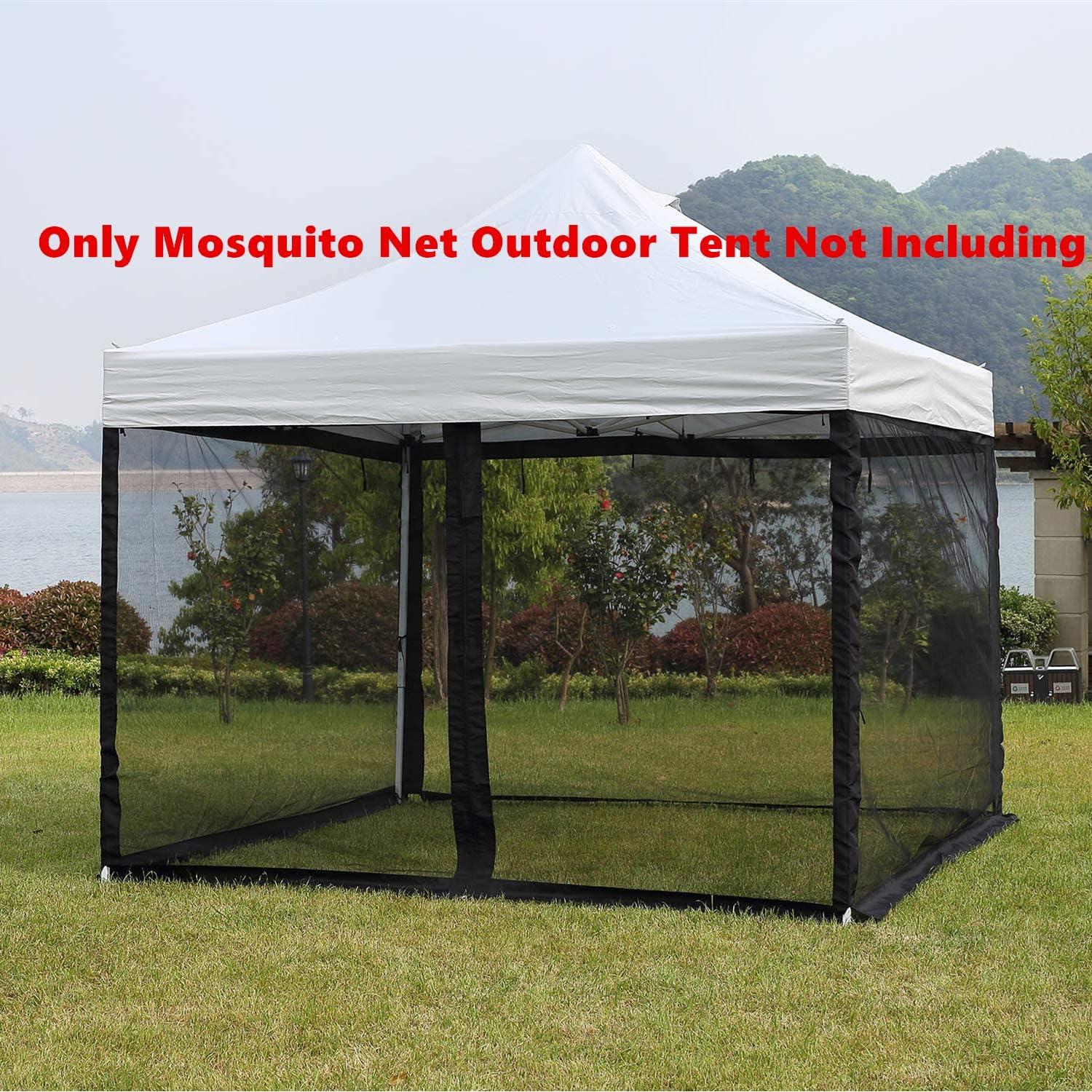 Red de Mosquito PROHIKER para Gazebo 3,05 x 1,98 m Negra