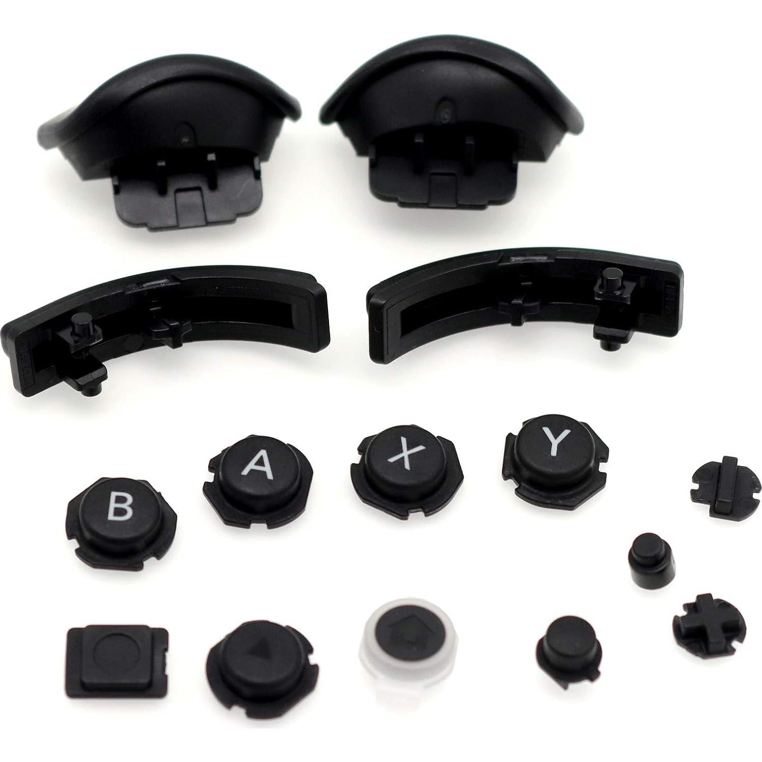 Conjunto de Botones Completos para Joy-Con Nintendo Switch - Negro