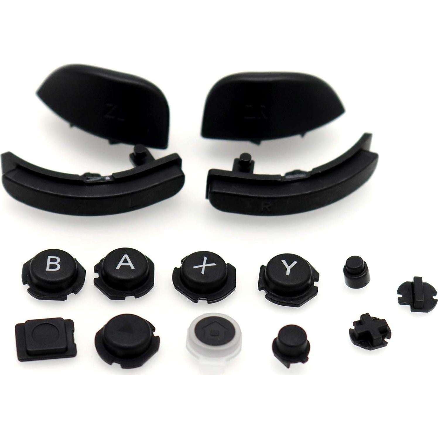 Conjunto de Botones Completos para Joy-Con Nintendo Switch - Negro