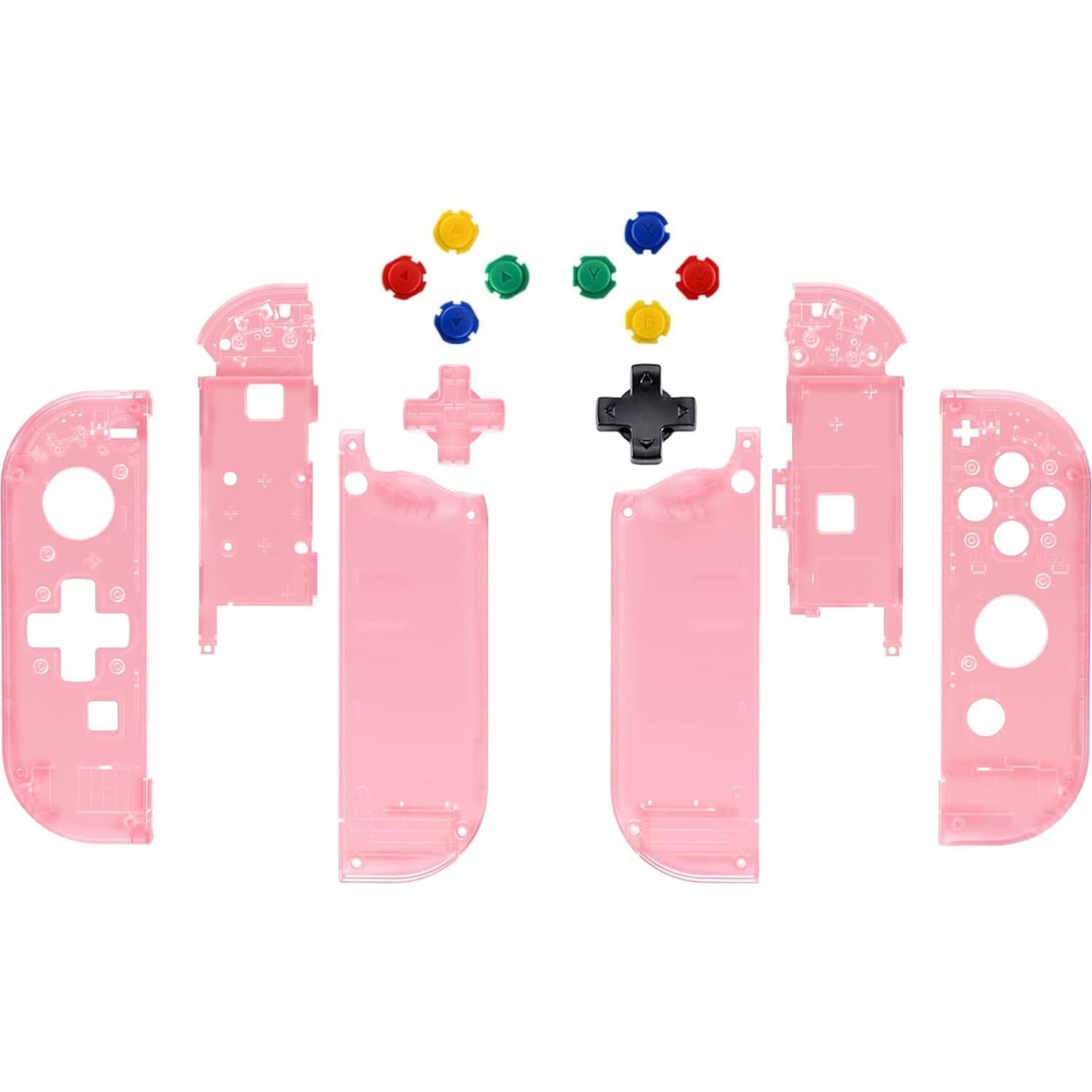 Carcasa de Reemplazo Joycon eXtremeRate Rosa Cereza para Nintendo Switch