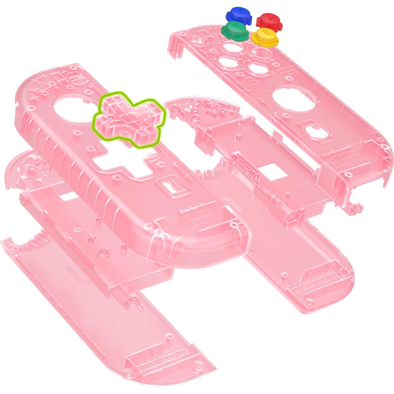 Carcasa de Reemplazo Joycon eXtremeRate Rosa Cereza para Nintendo Switch