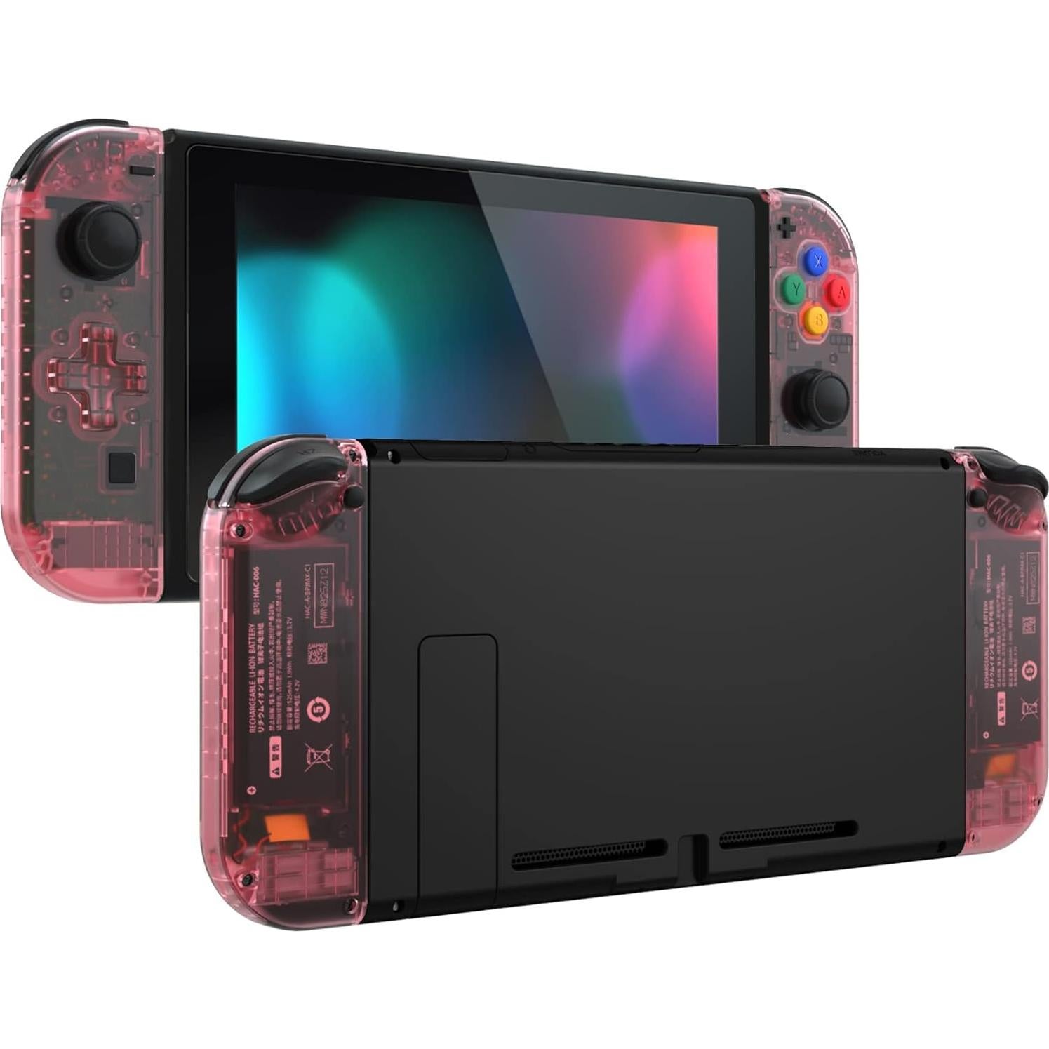 Carcasa de Reemplazo Joycon eXtremeRate Rosa Cereza para Nintendo Switch