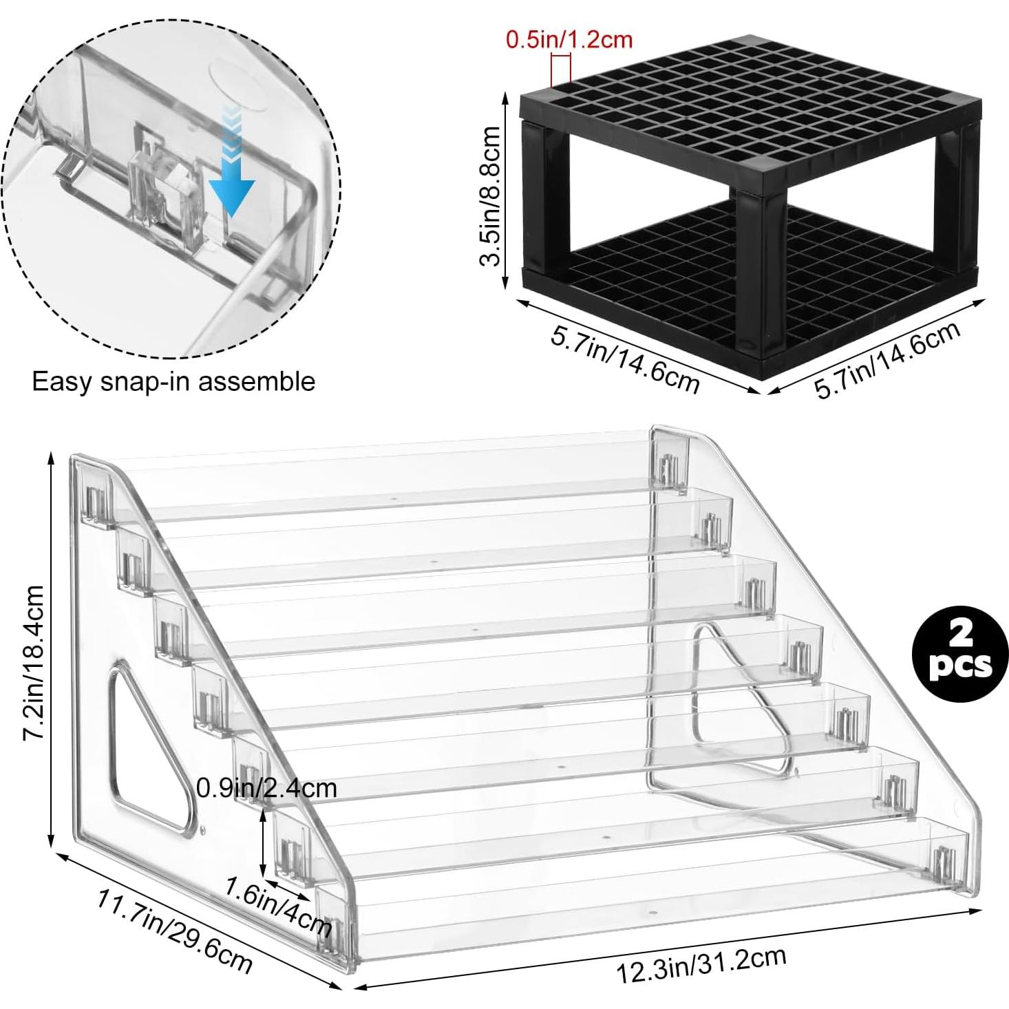 Organizador de Pintura YEXEXINM 7 Niveles con Soporte