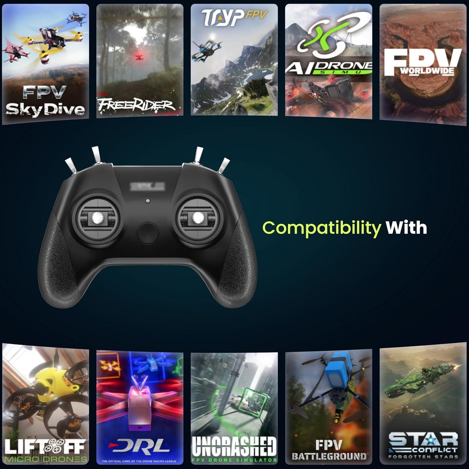 Controlador Remoto STARDRONE S8 para Simulador de Drones FPV