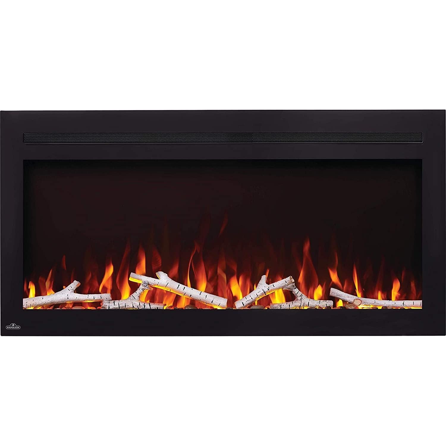 Chimenea Eléctrica Napoleon Purview 42" Montaje en Pared Negra