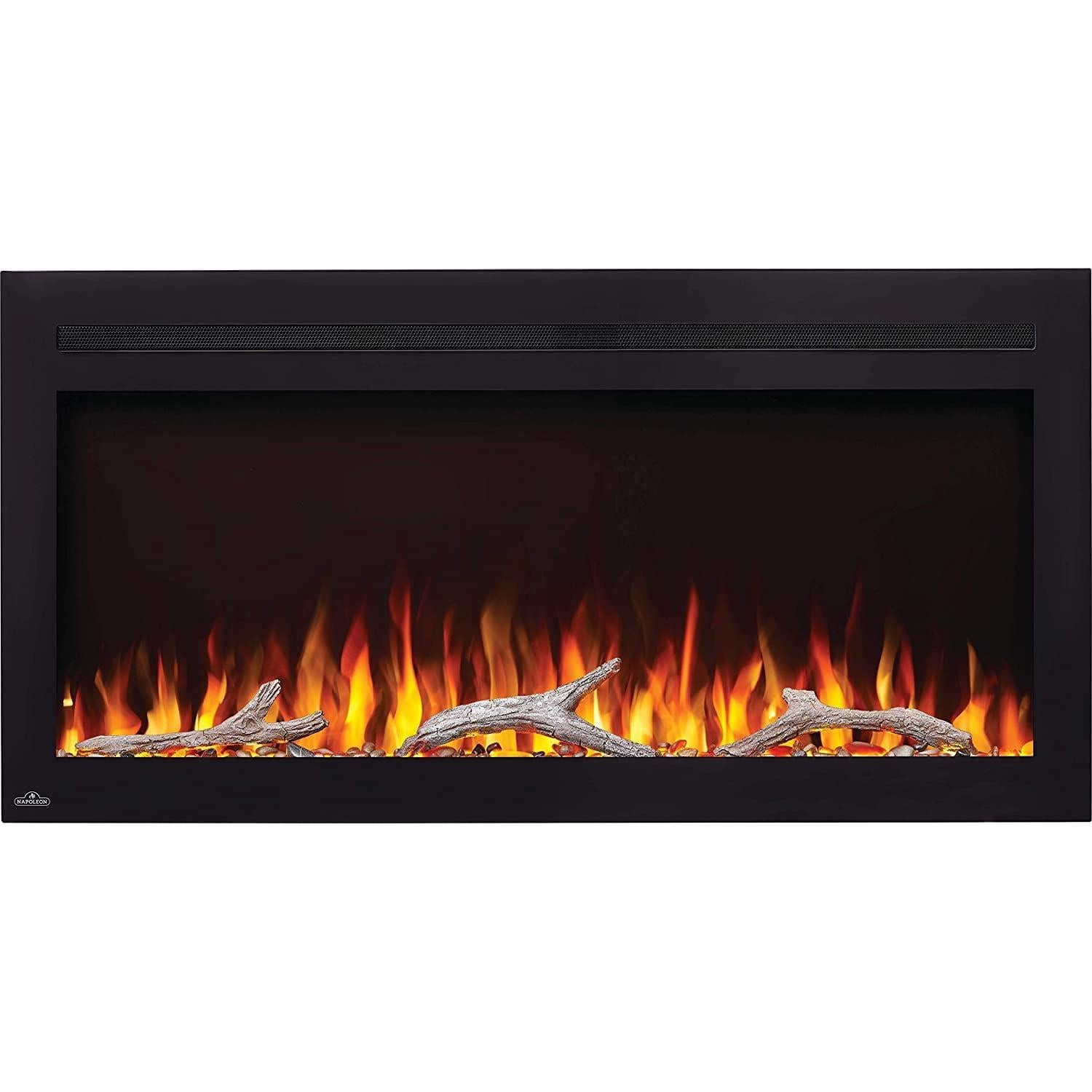 Chimenea Eléctrica Napoleon Purview 42" Montaje en Pared Negra