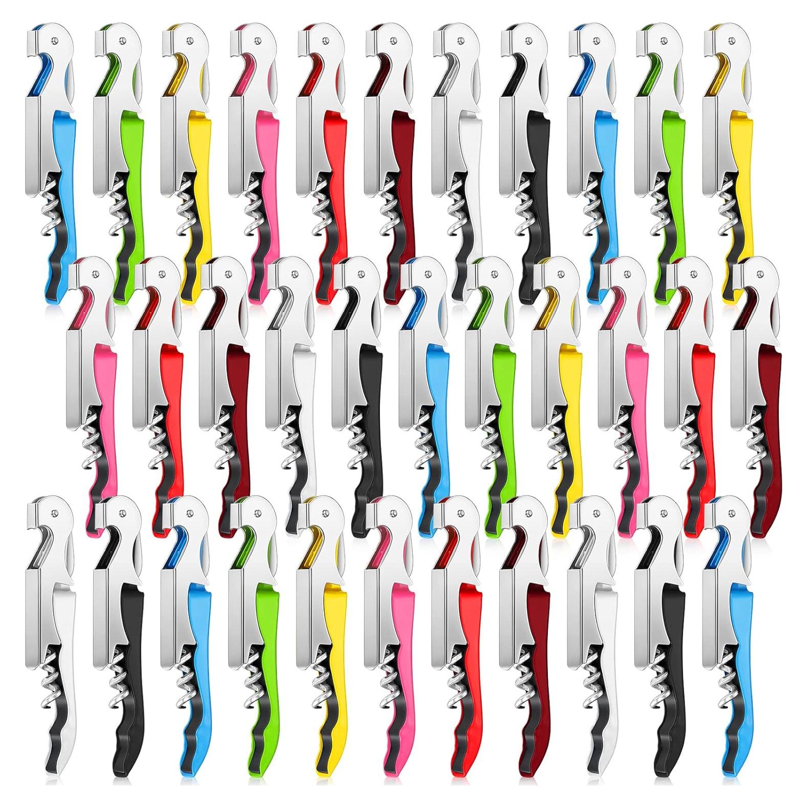 40 Abrebotellas de Vino Honoson 3 en 1 Colores Variados