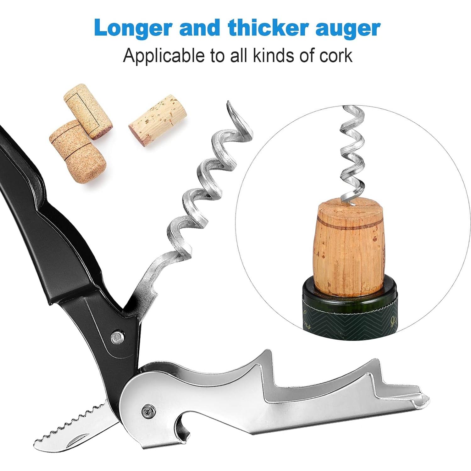 40 Abrebotellas de Vino Honoson 3 en 1 Colores Variados