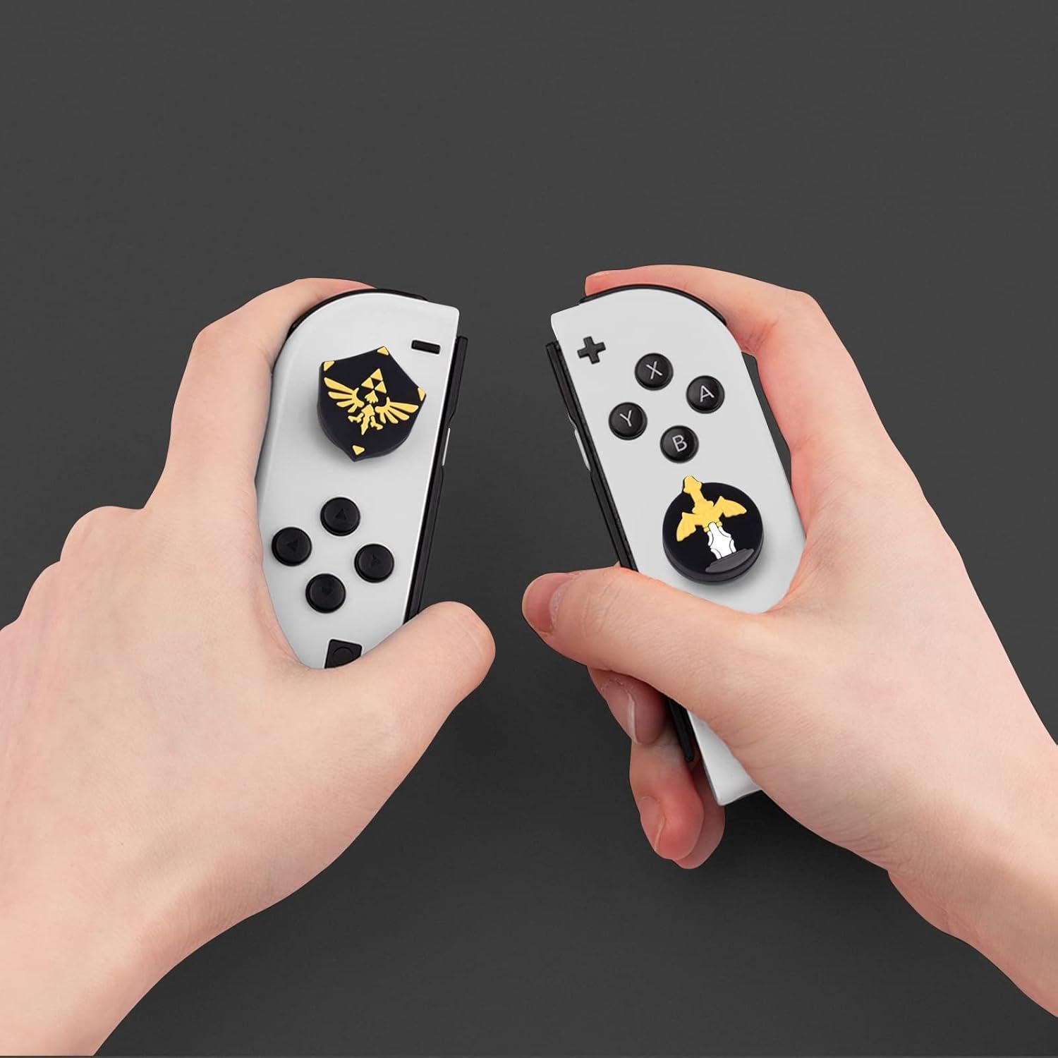 Tapas de agarre para pulgar DLseego para Nintendo Switch - 4 piezas