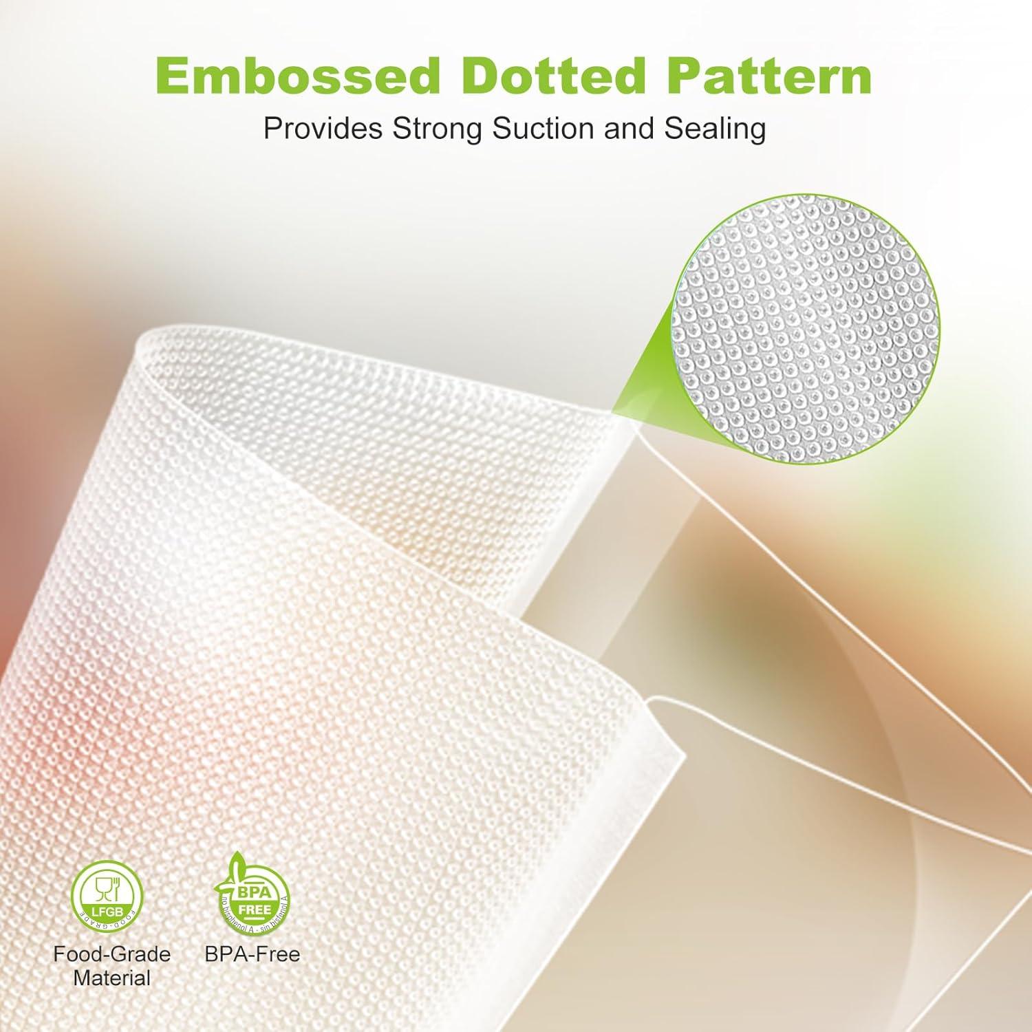 Bolsas de Sellado al Vacío Bonsenkitchen 11" x 45.7m con Cortador