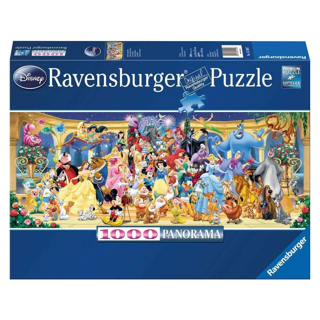 Rompecabezas Panorámico Disney Ravensburger 1000 Piezas