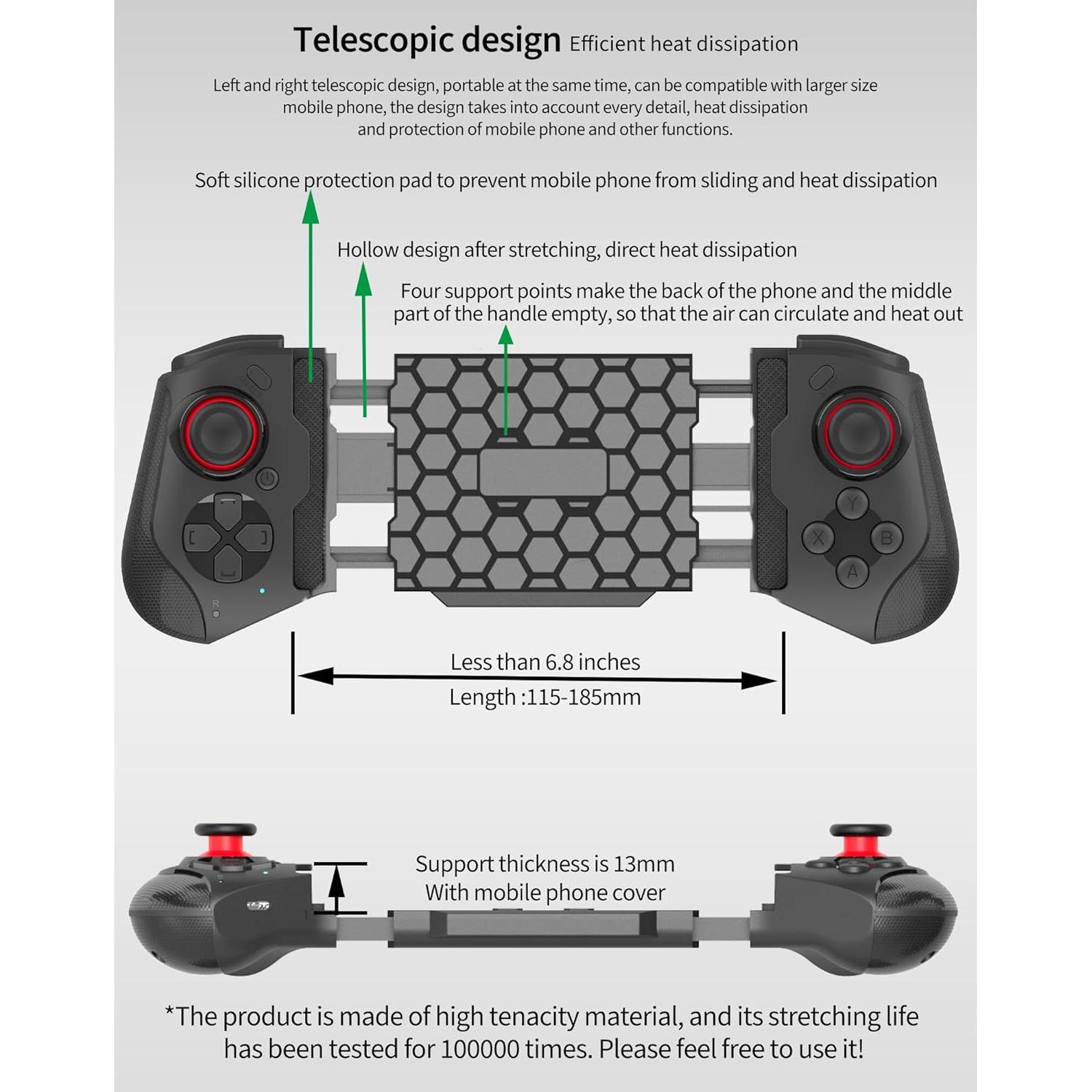Controlador de Juego Móvil Joso JS-1 para iPhone y Android