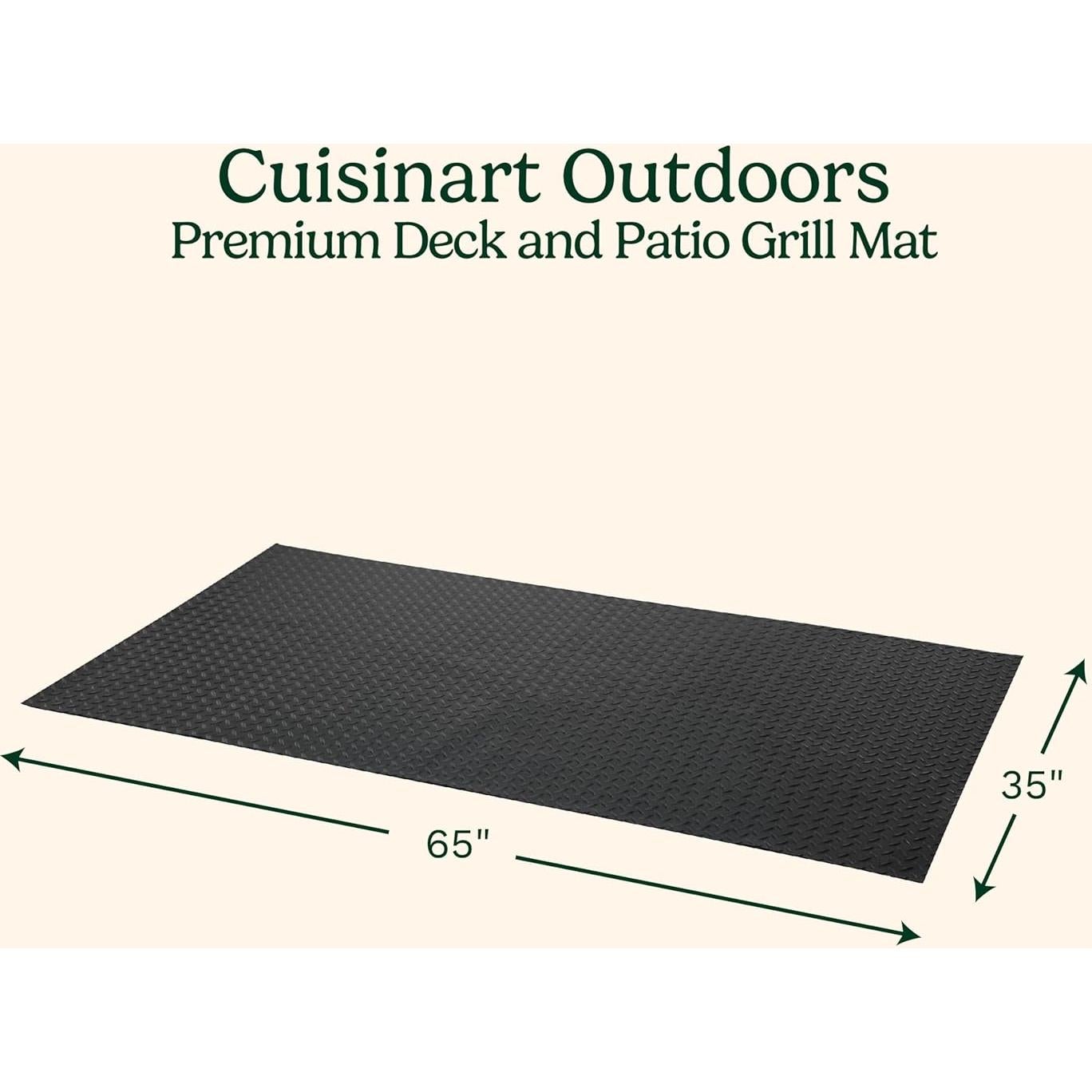 Alfombrilla Cuisinart 165x91 cm Antideslizante para BBQ