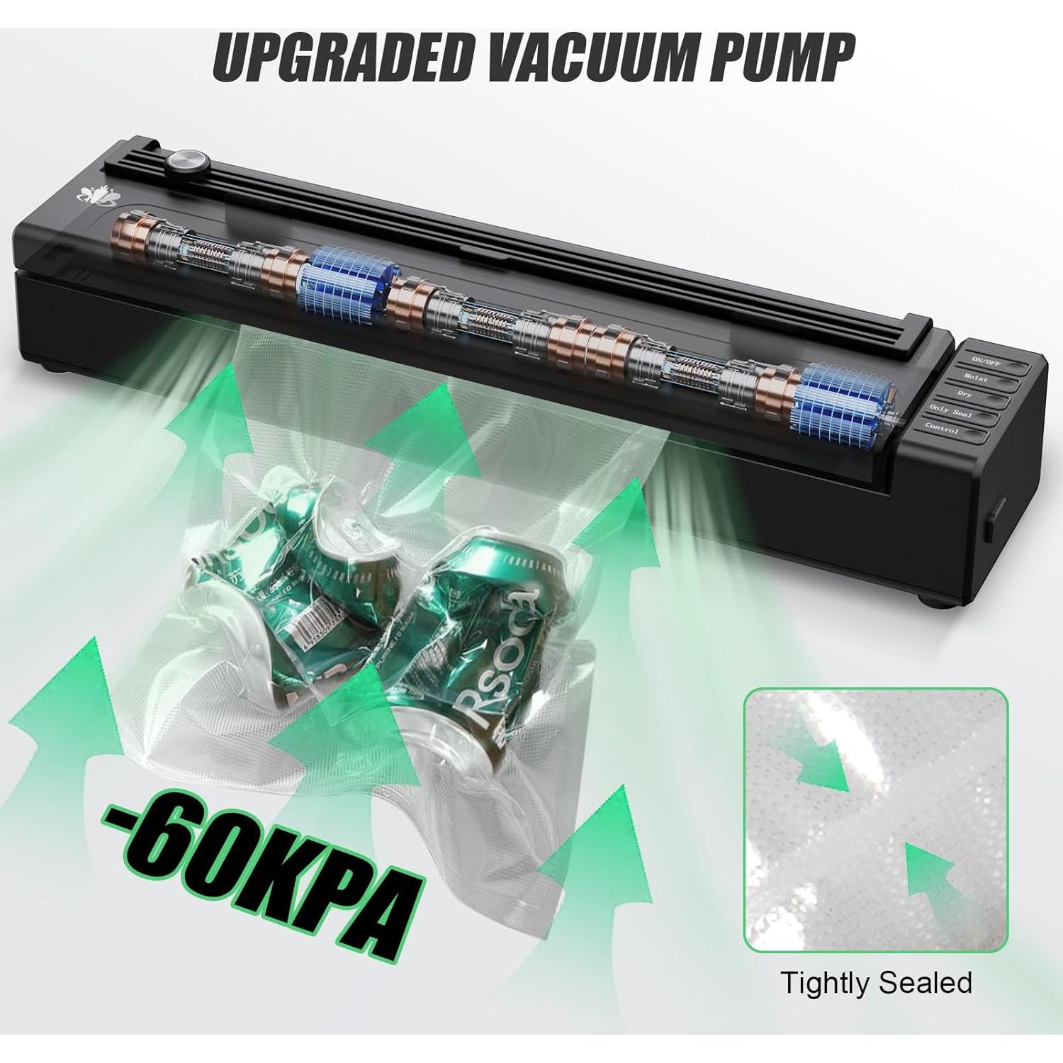 Máquina Selladora al Vacío Etunsia Recargable 1.18kg