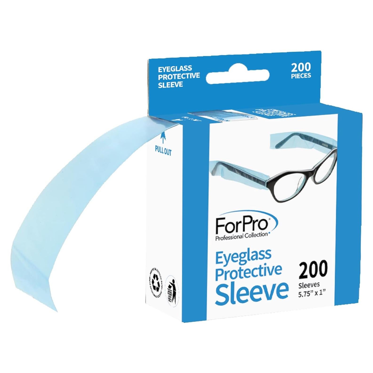 Fundas Protectores para Gafas ForPro 200 Unidades 14,61x2,54cm