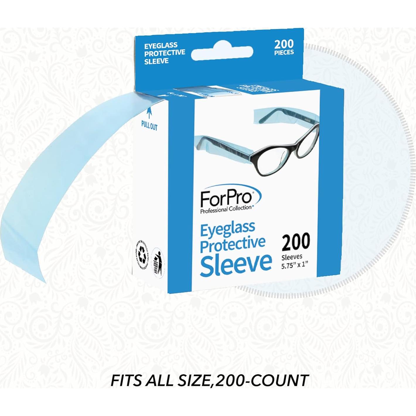 Fundas Protectores para Gafas ForPro 200 Unidades 14,61x2,54cm