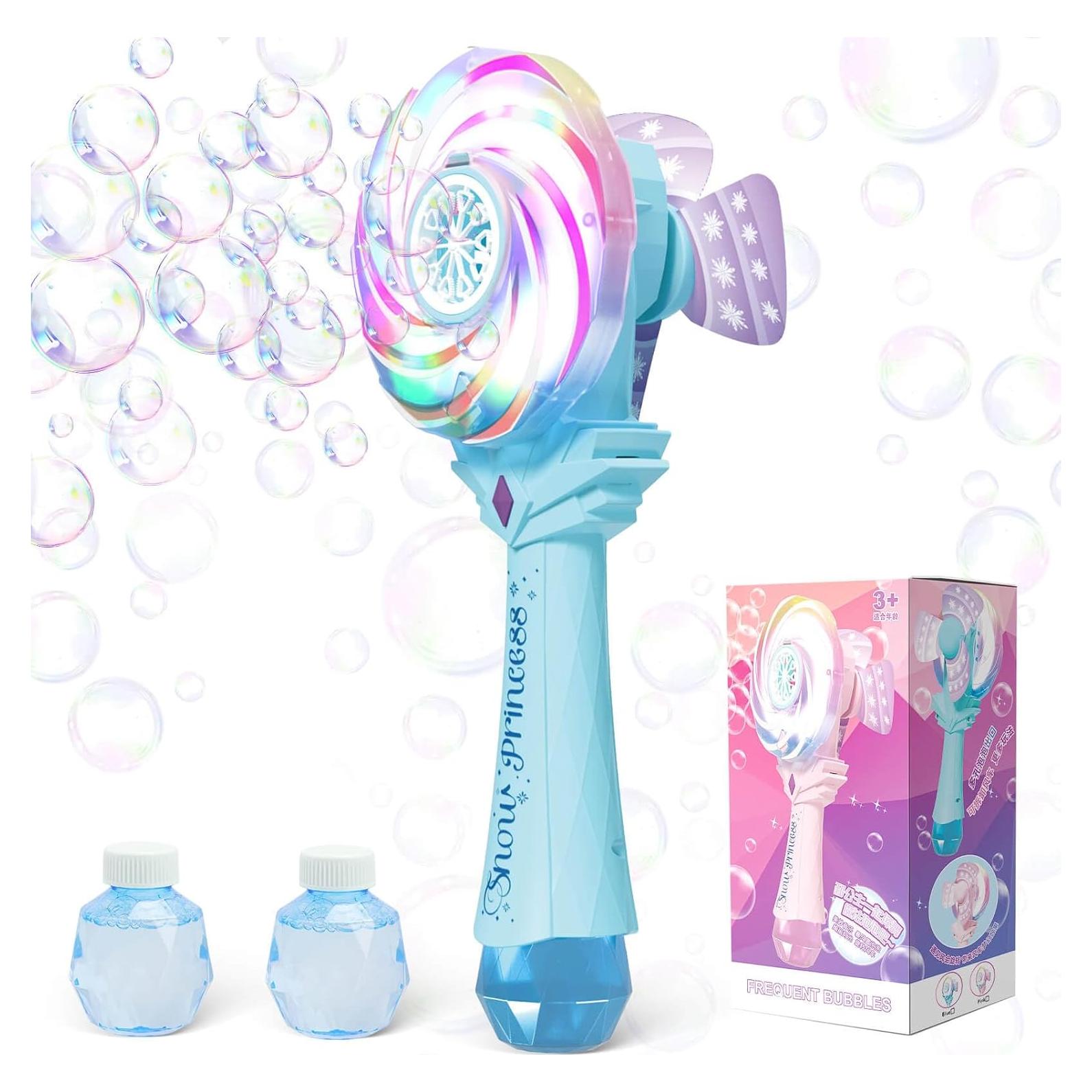 Varita de Burbujas Iluminada Britik Azul Recargable 0.49kg