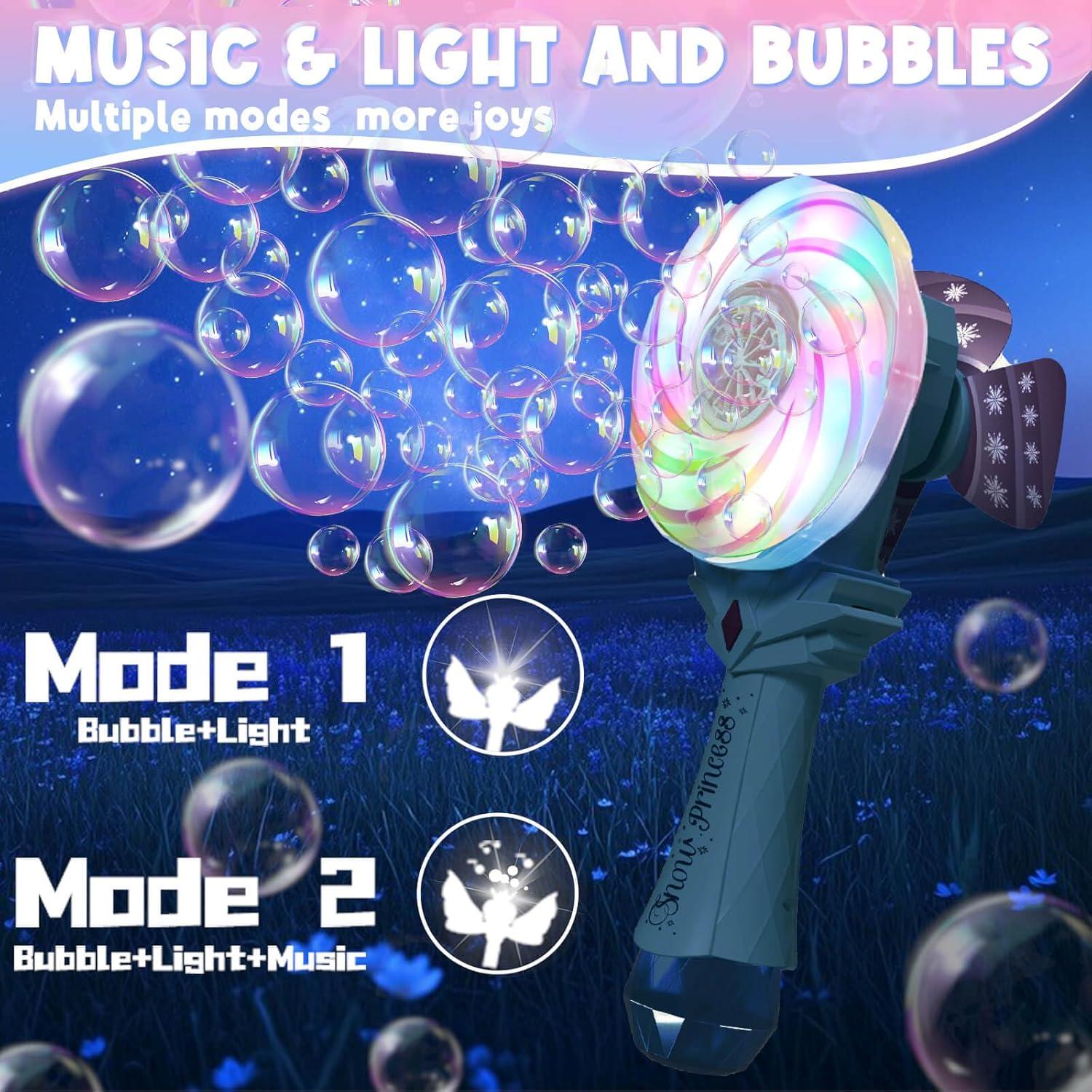 Varita de Burbujas Iluminada Britik Azul Recargable 0.49kg