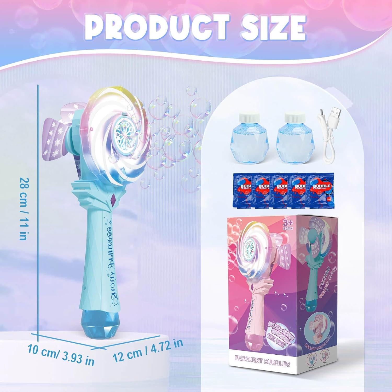 Varita de Burbujas Iluminada Britik Azul Recargable 0.49kg