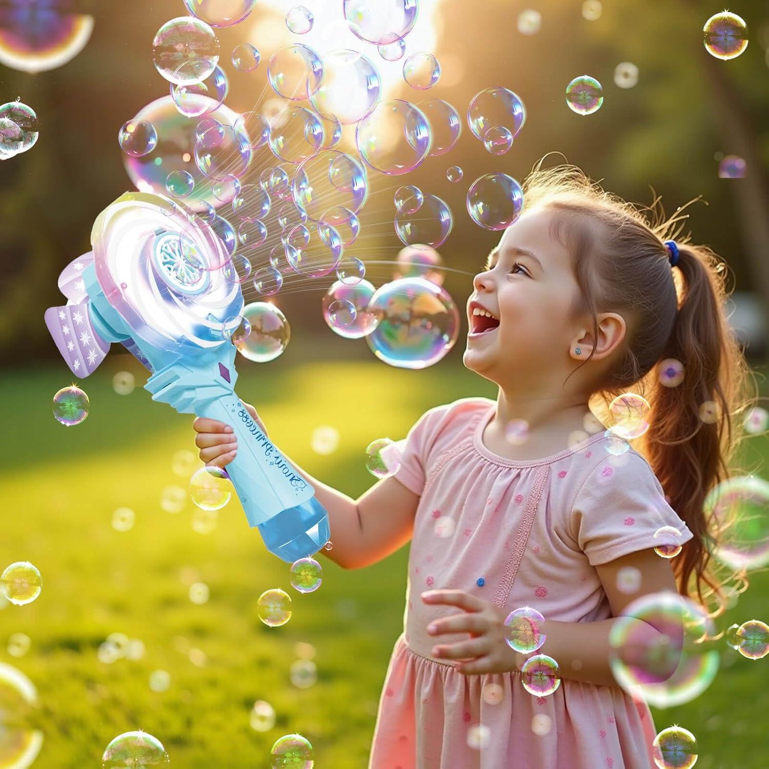 Varita de Burbujas Iluminada Britik Azul Recargable 0.49kg