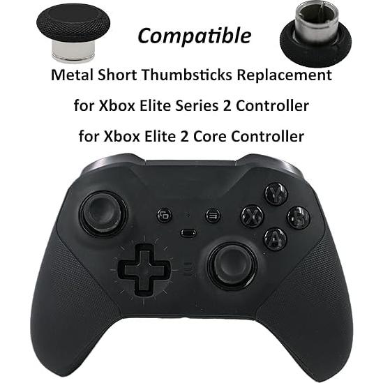 Reemplazo Palancas Cortas Metal Xbox Elite Series 2 - Negro