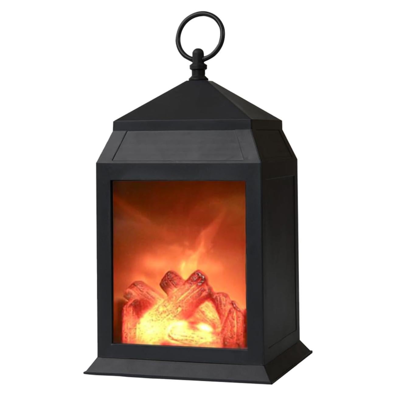 Linterna de Chimenea Decorativa Decanit con Temporizador 30.5 cm
