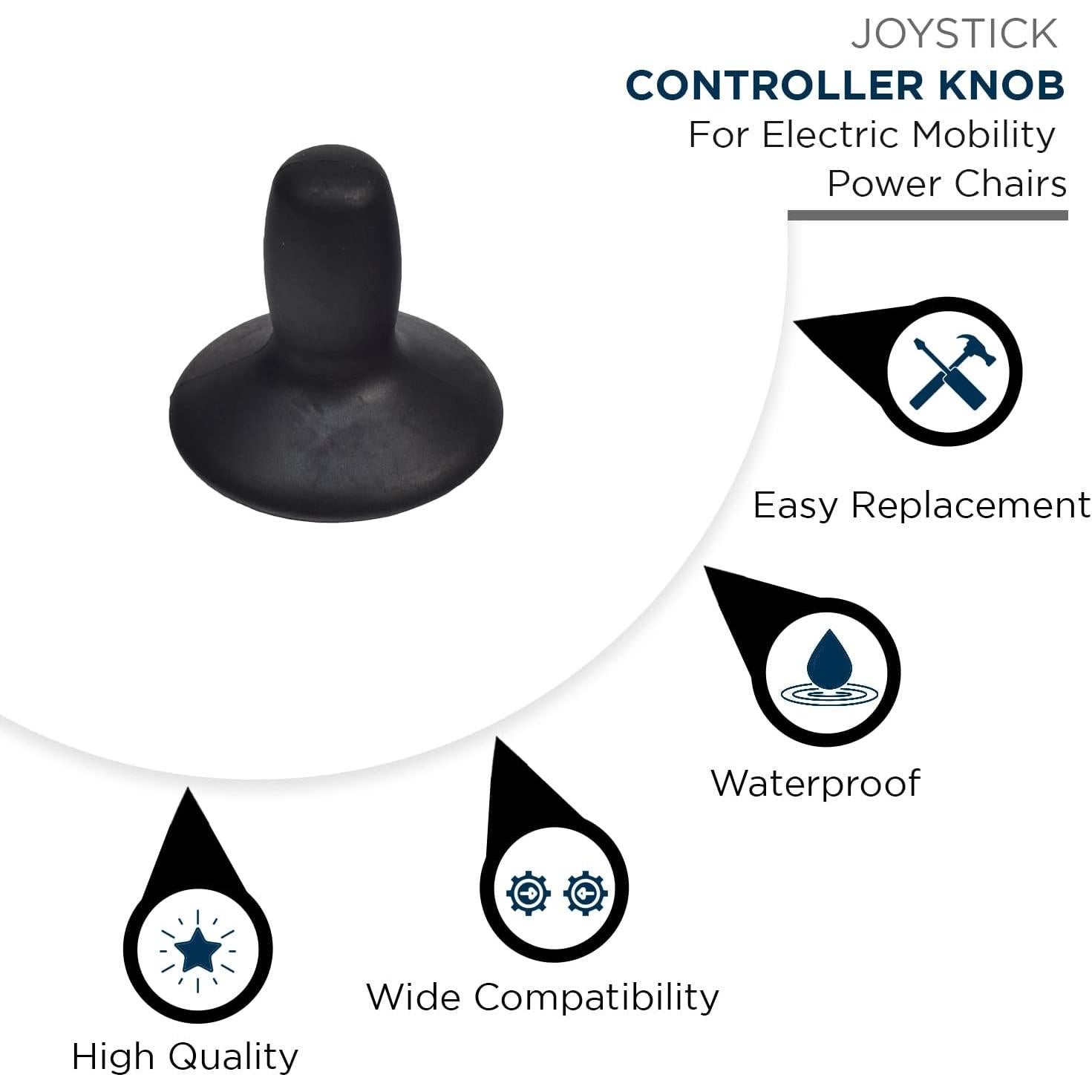 Botón de Joystick AlveyTech para Sillas de Ruedas Eléctricas