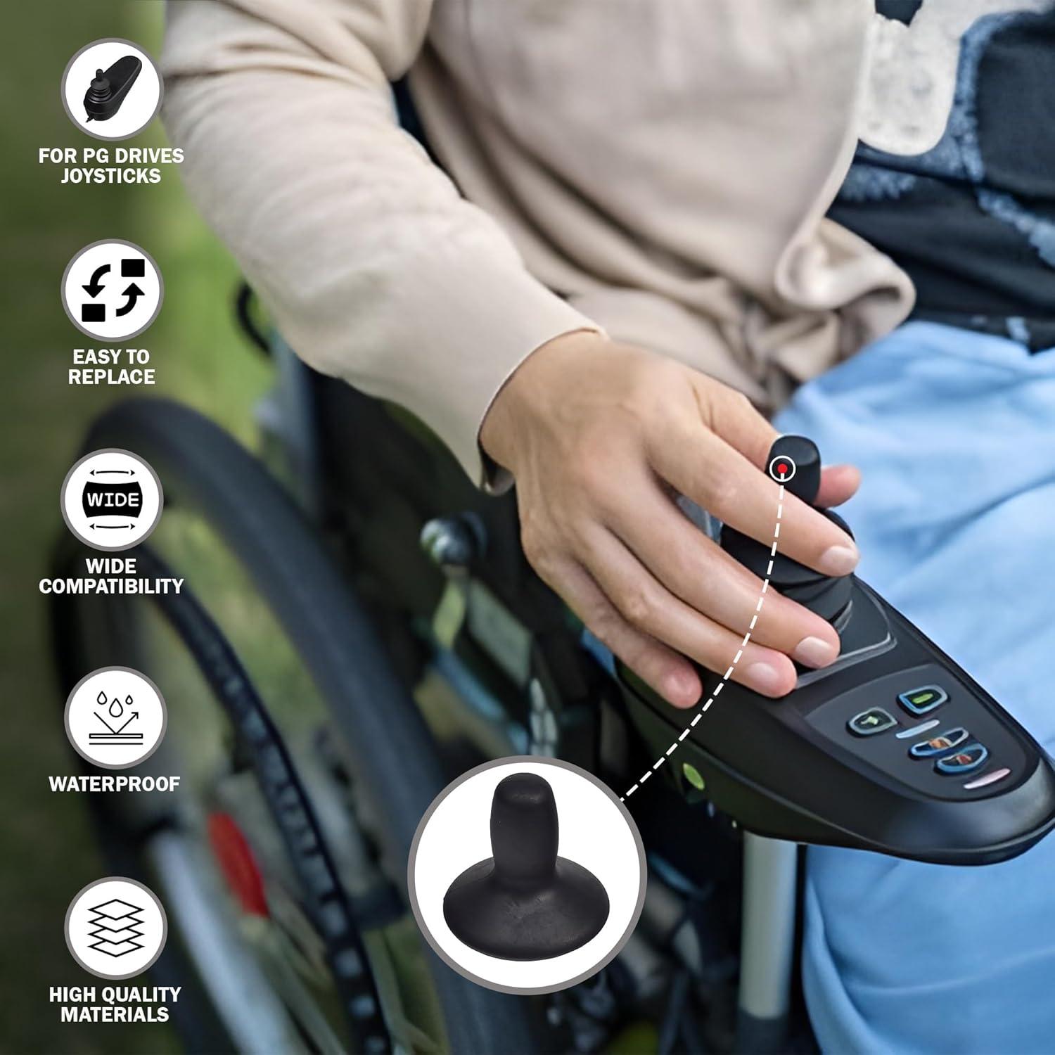 Botón de Joystick AlveyTech para Sillas de Ruedas Eléctricas