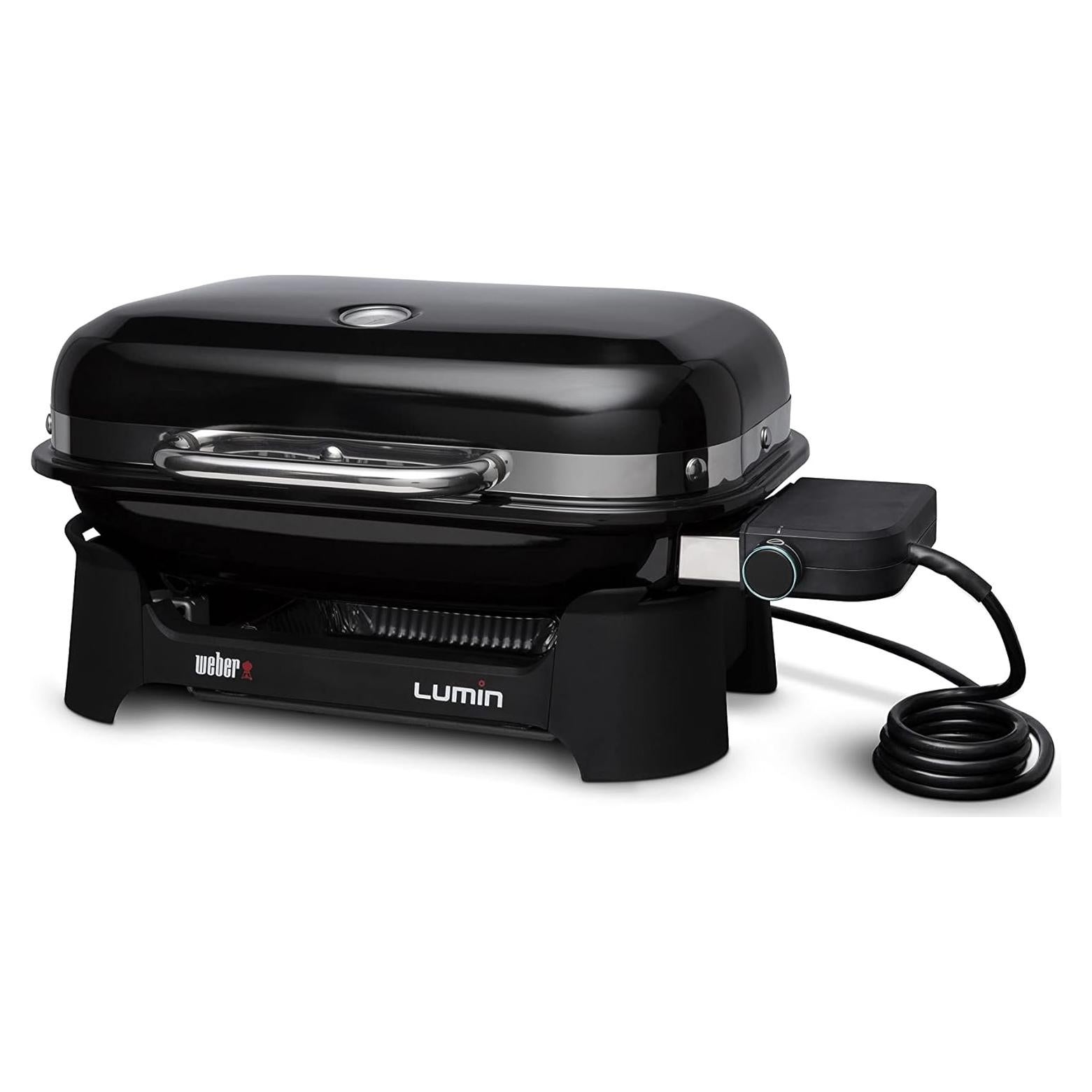 Parrilla Eléctrica Weber Lumin Compacta Negra 1560W