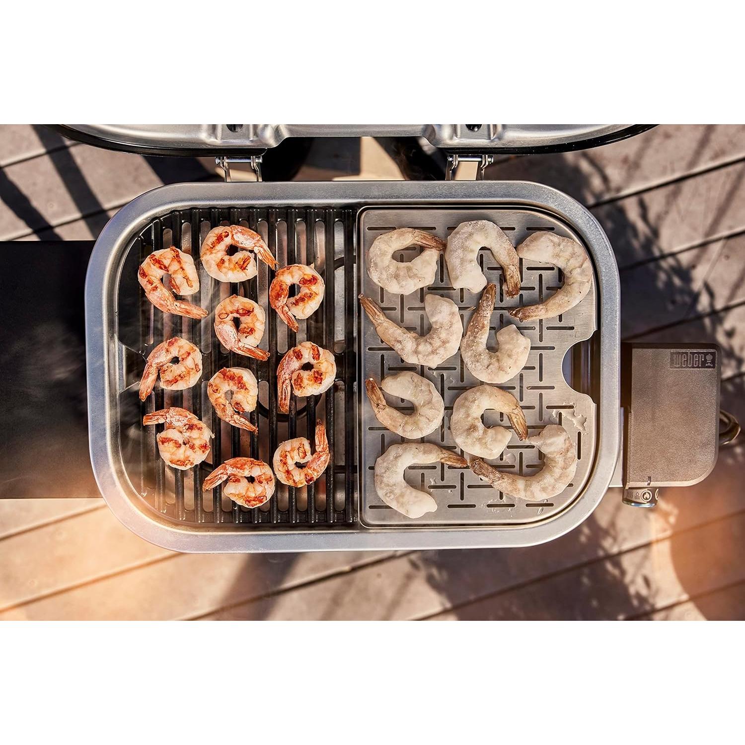 Parrilla Eléctrica Weber Lumin Compacta Negra 1560W