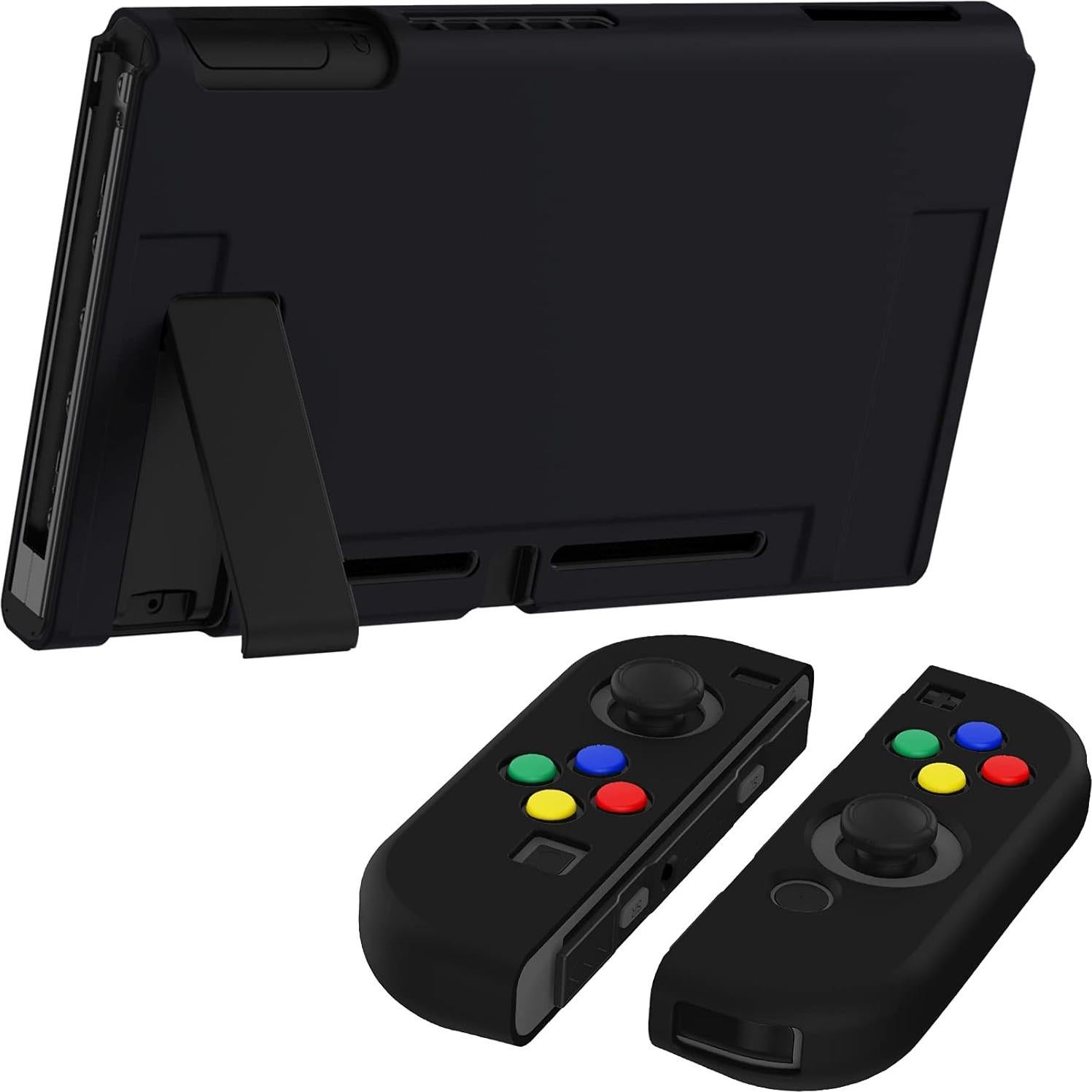 Funda Protectora PlayVital para Nintendo Switch - TPU Slim Negra