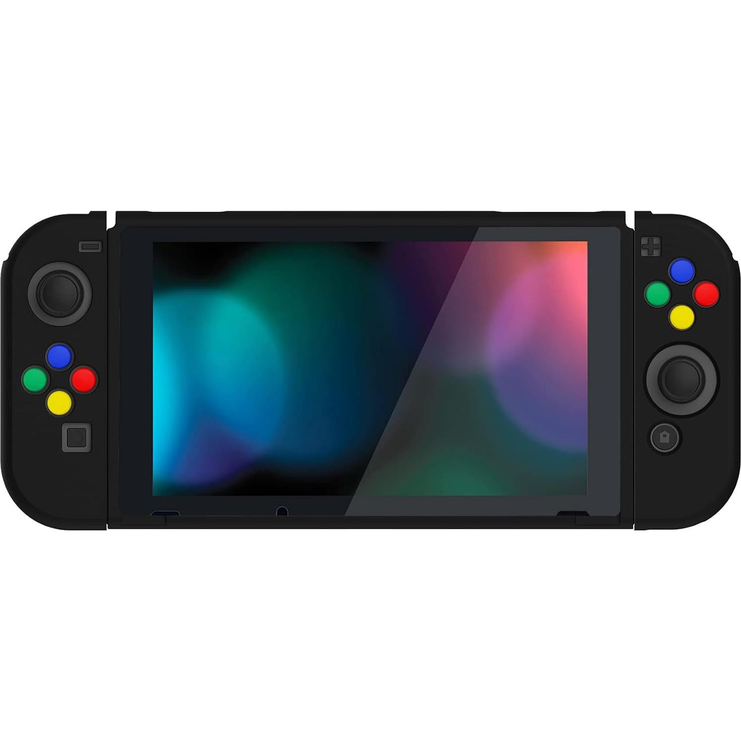 Funda Protectora PlayVital para Nintendo Switch - TPU Slim Negra