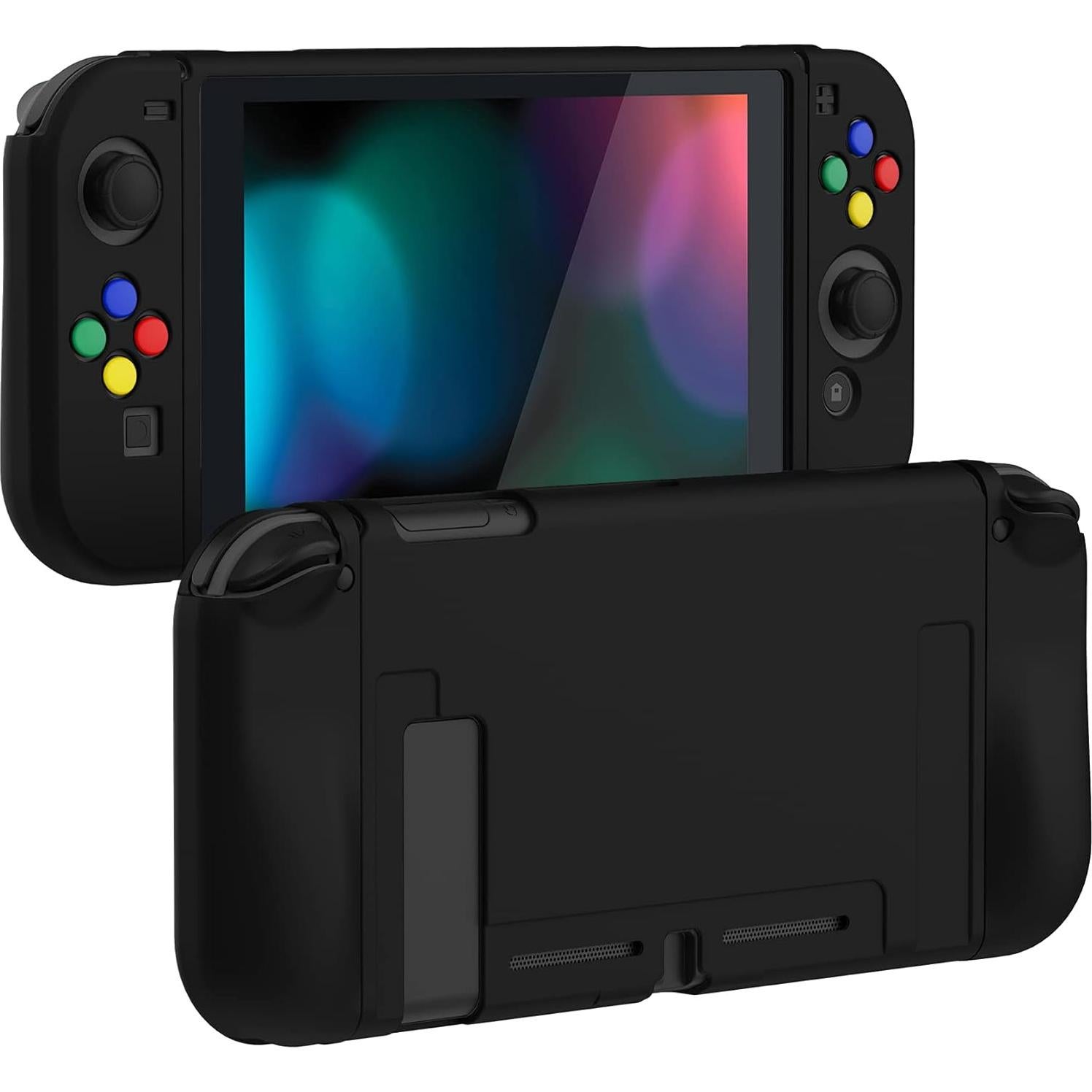 Funda Protectora PlayVital para Nintendo Switch - TPU Slim Negra