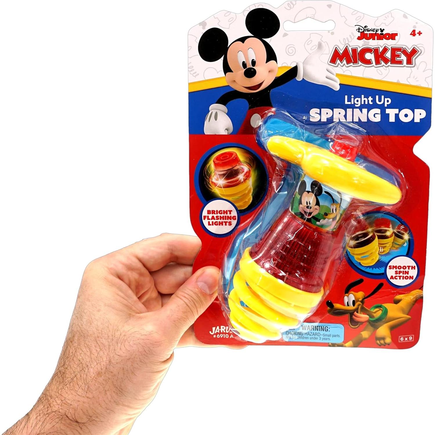 Trompos Giratorios Iluminados Disney Marvel - 2 Unidades