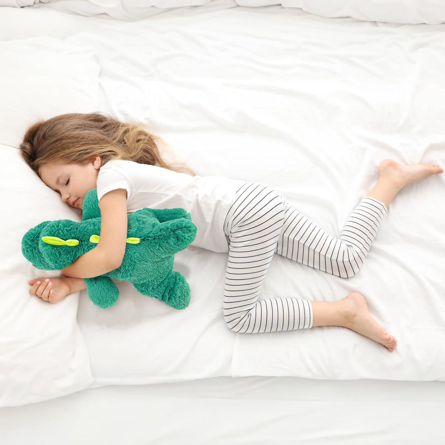 Peluche con Peso YOUBLEK Dinosaurio Verde 40 cm 0.88 kg