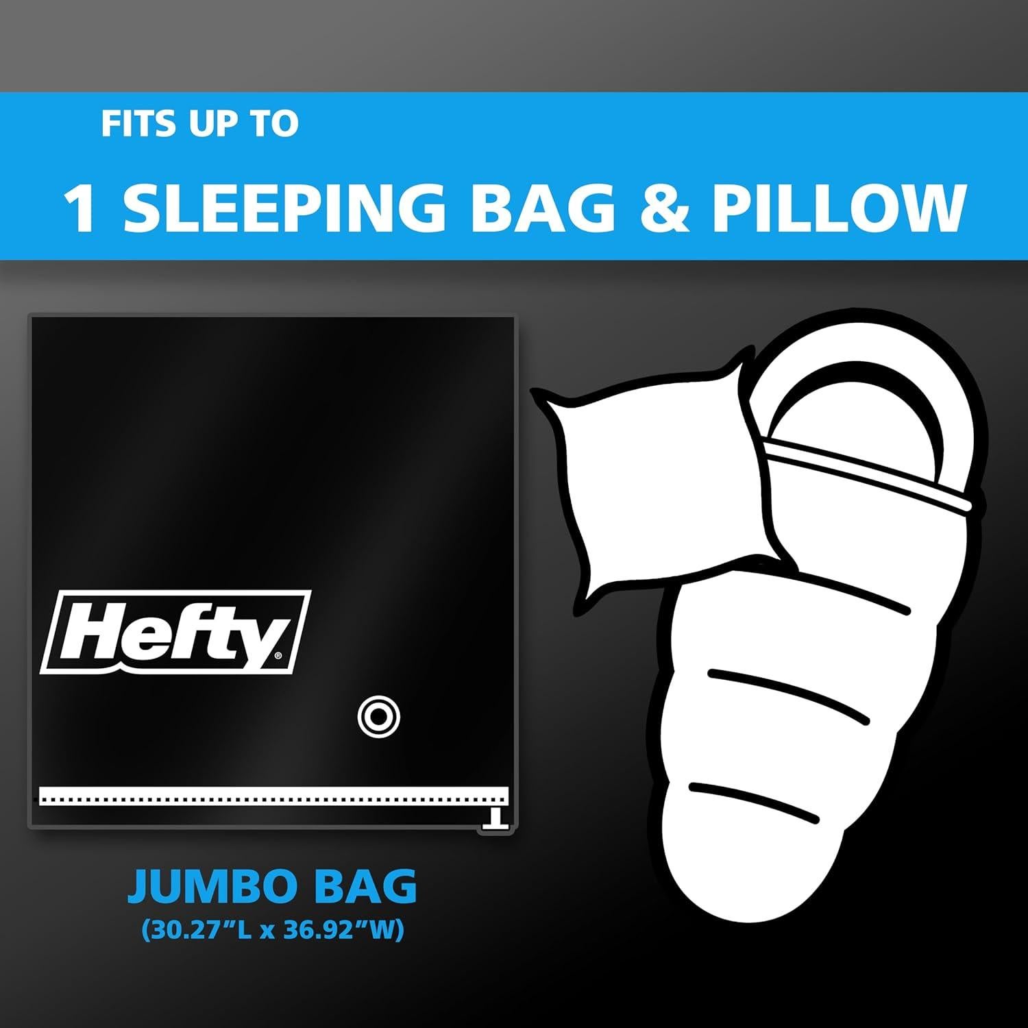 Bolsas de Almacenamiento al Vacío Hefty MAX 3 Jumbo 76x91 cm