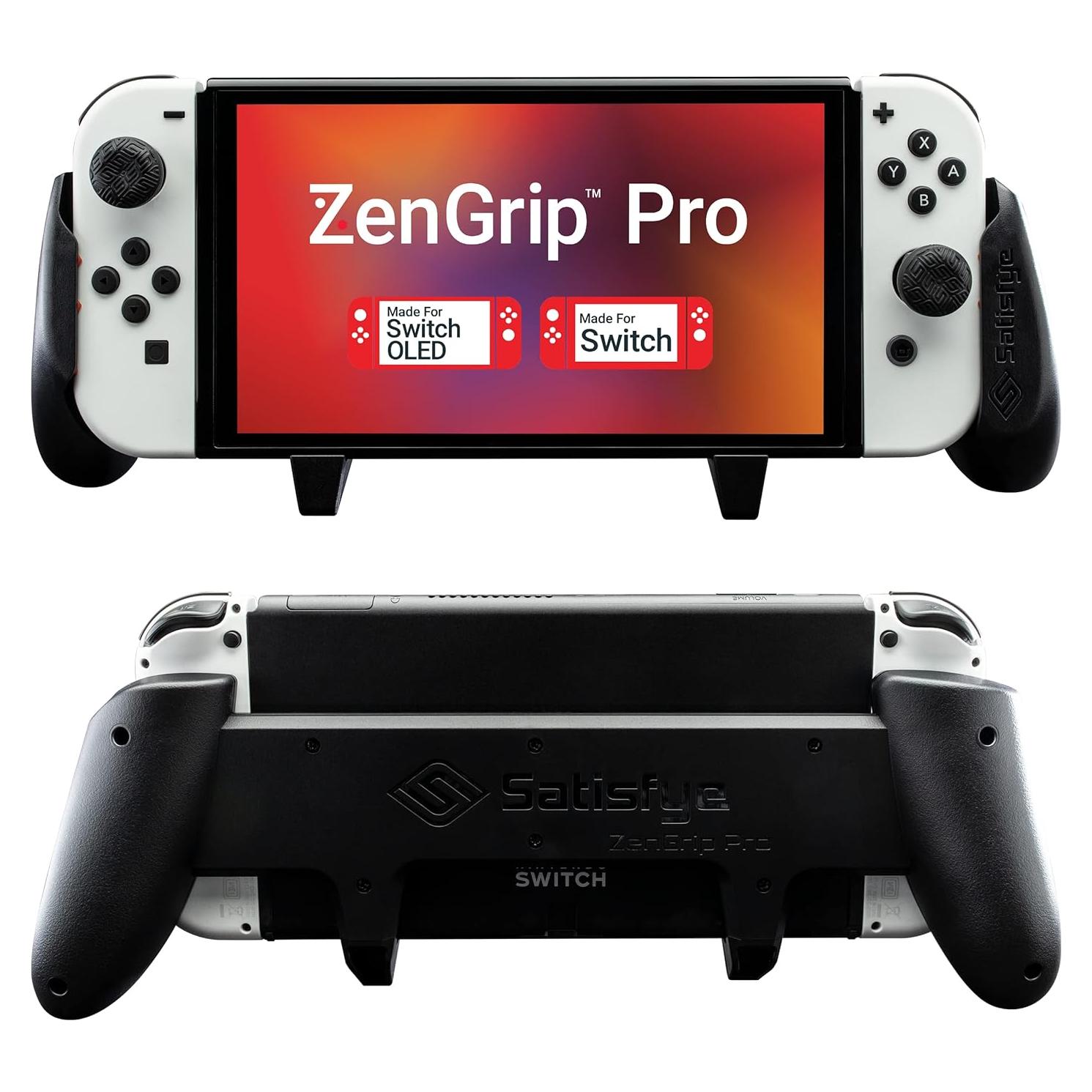 Agarre Ergonómico Satisfye ZenGrip Pro para Nintendo Switch - Negro