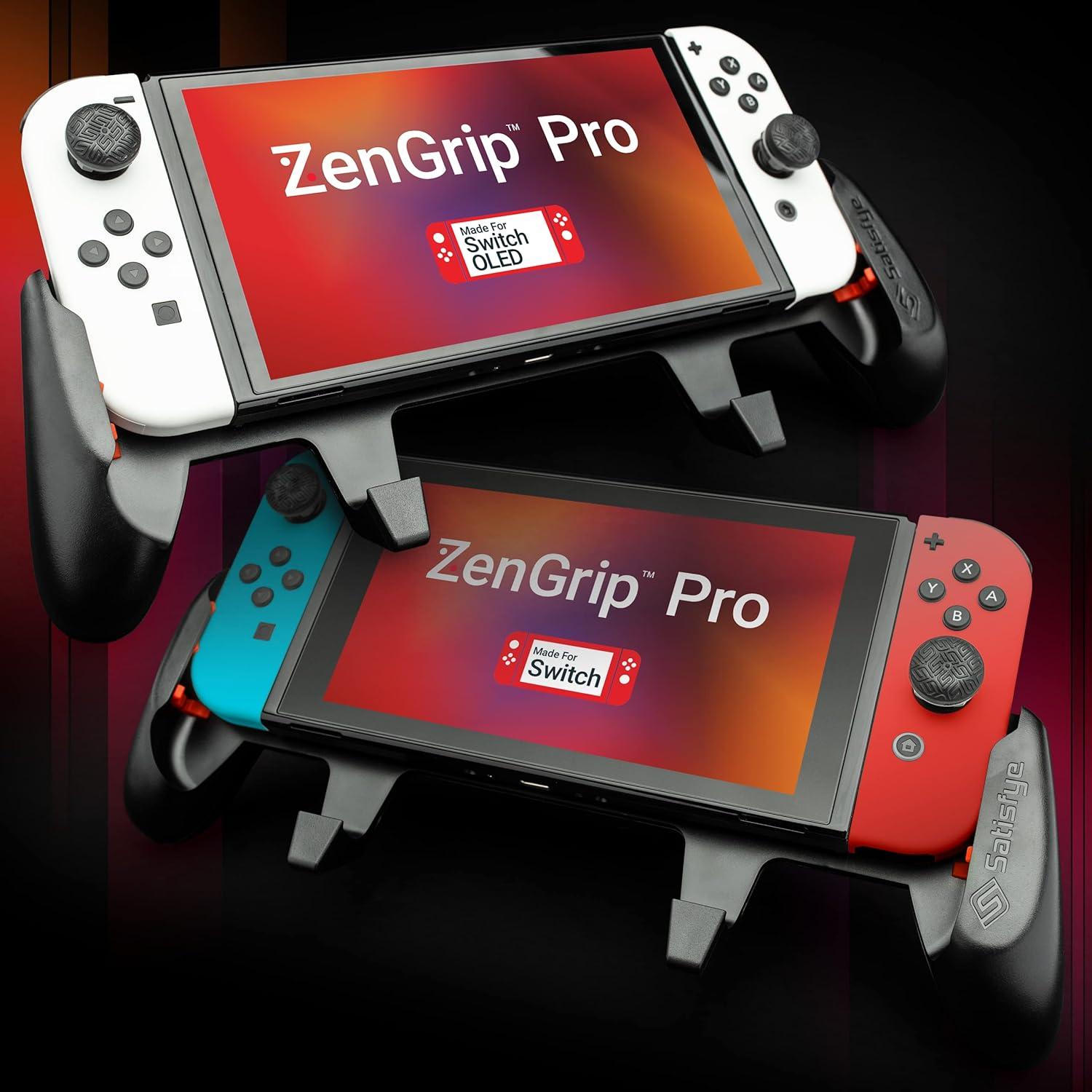 Agarre Ergonómico Satisfye ZenGrip Pro para Nintendo Switch - Negro