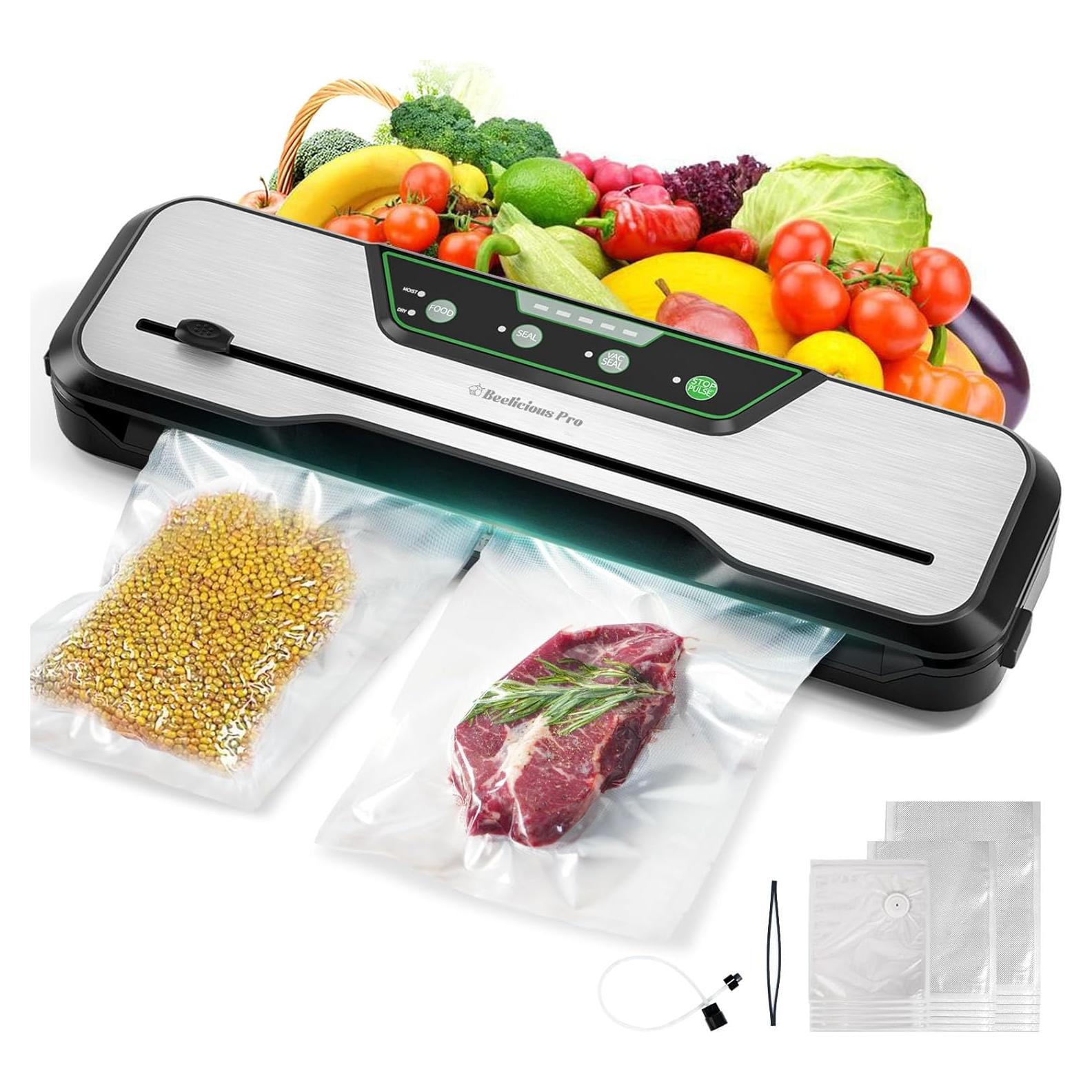 Máquina de Sellado al Vacío Beelicious Pro 80kPa 8-en-1