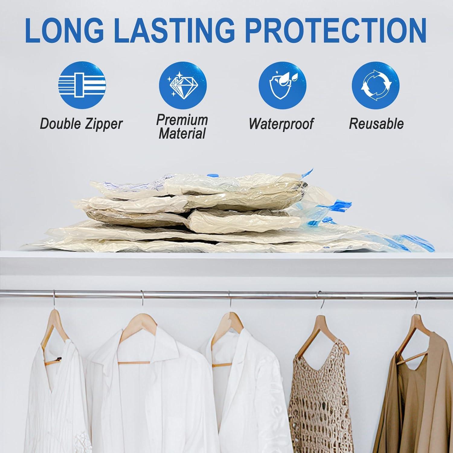 16 Bolsas de Almacenamiento al Vacío FYGRIP con Bomba