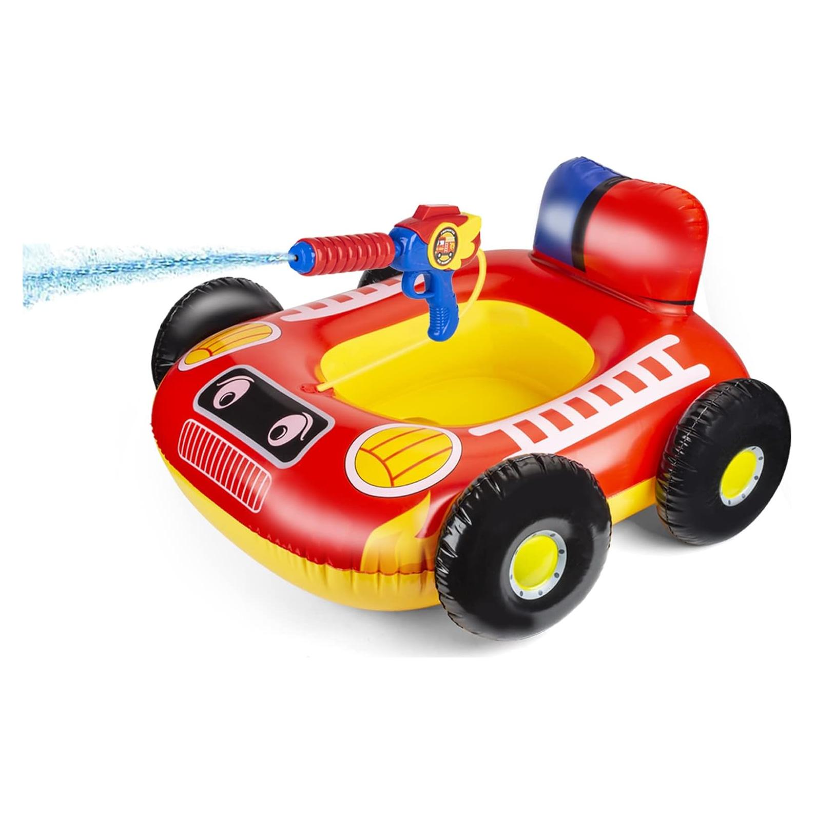 Flotador de piscina 10Leccion camión de bomberos 86 cm