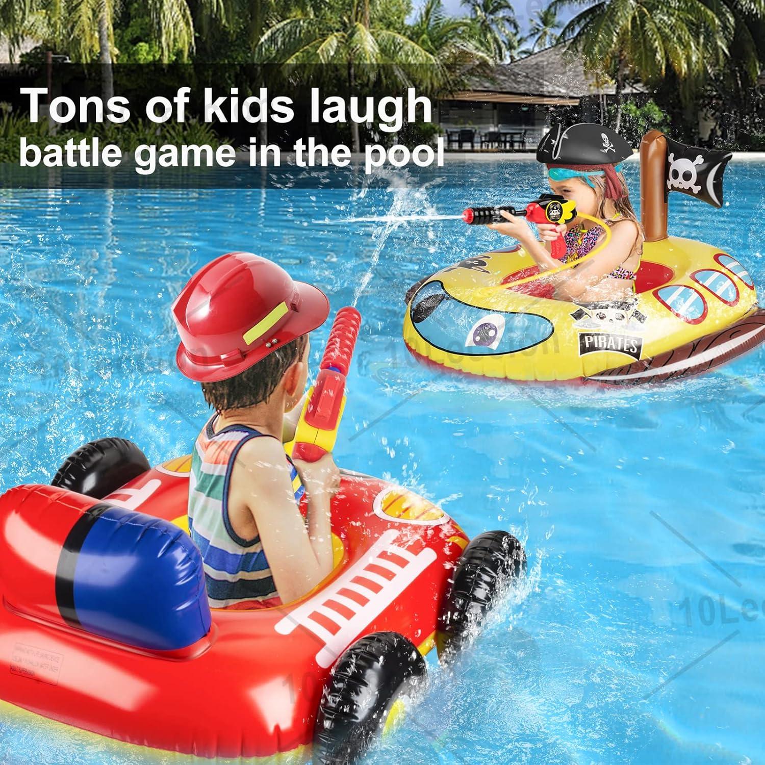 Flotador de piscina 10Leccion camión de bomberos 86 cm