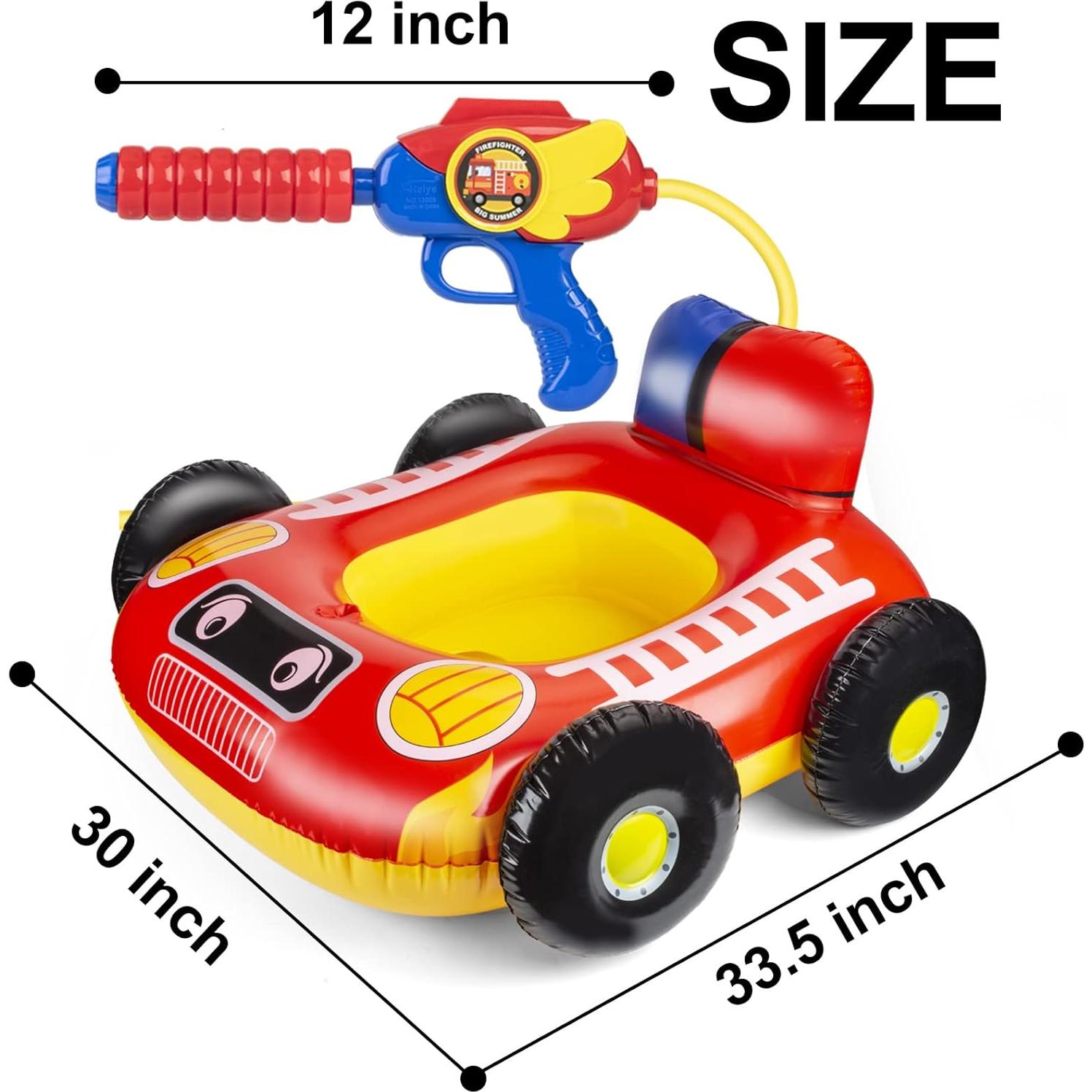 Flotador de piscina 10Leccion camión de bomberos 86 cm