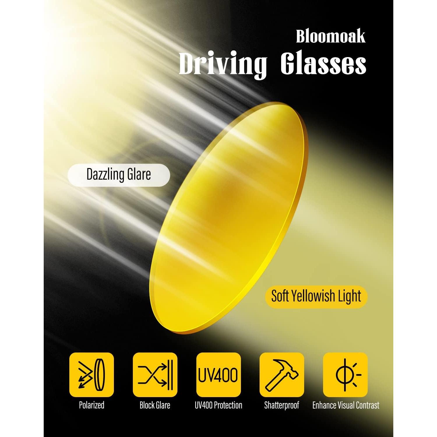 Gafas de Conducción Nocturna B BLOOMOAK Polarizadas UV400