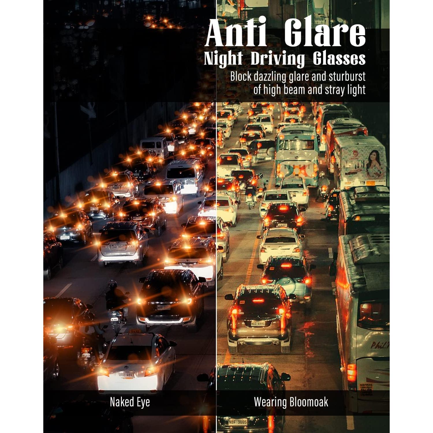 Gafas de Conducción Nocturna B BLOOMOAK Polarizadas UV400