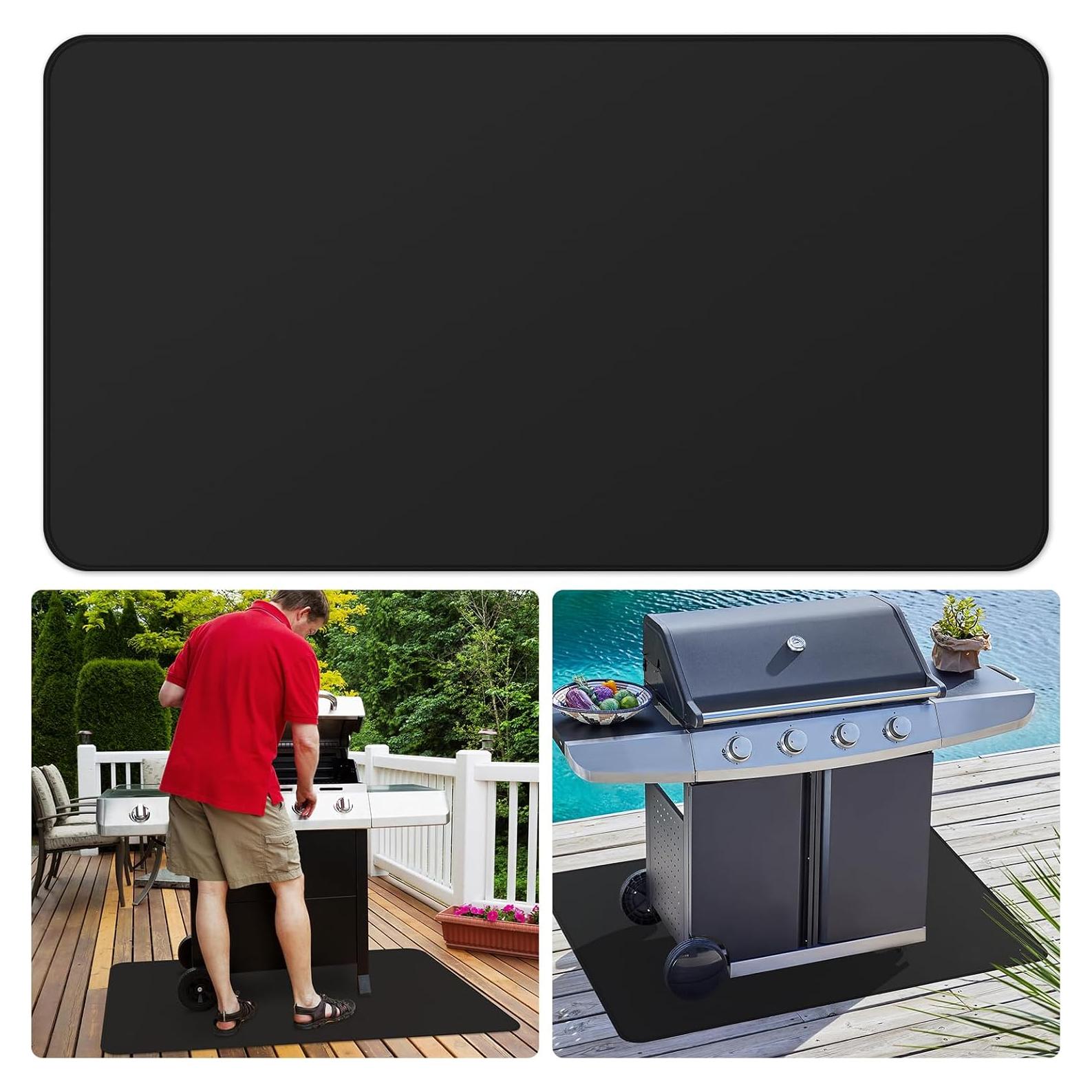 Alfombrilla Ignífuga FLASLD 152x81 cm para Parrilla