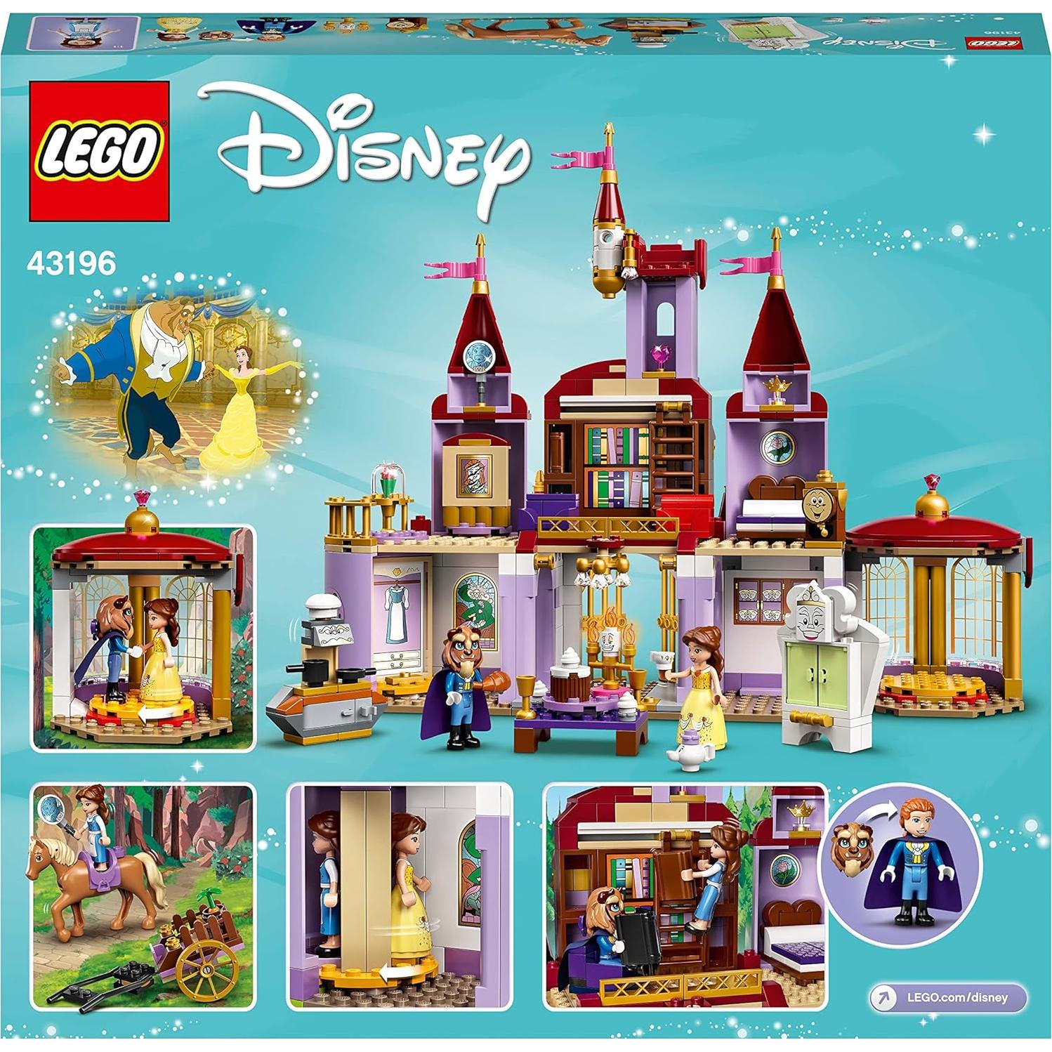 LEGO Disney Castillo de Bella y la Bestia 43196 - 505 Piezas